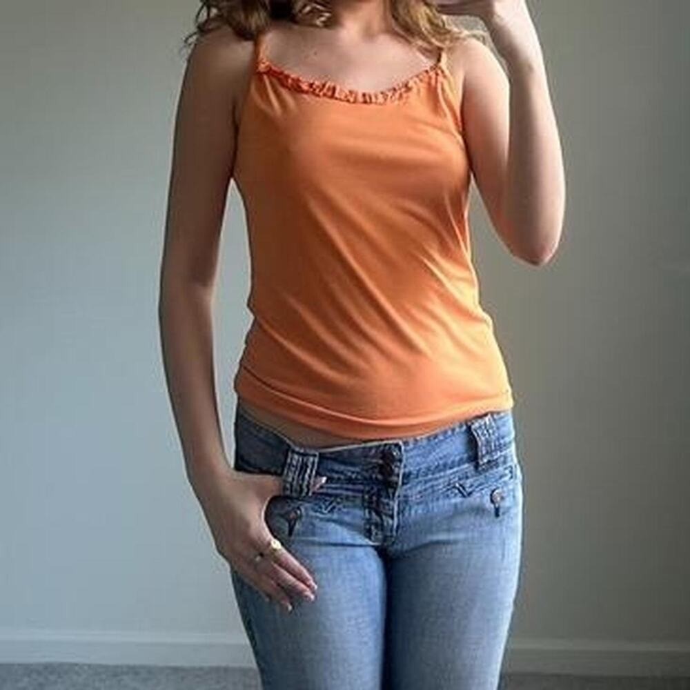 2000s vintage slinky y2k cami top