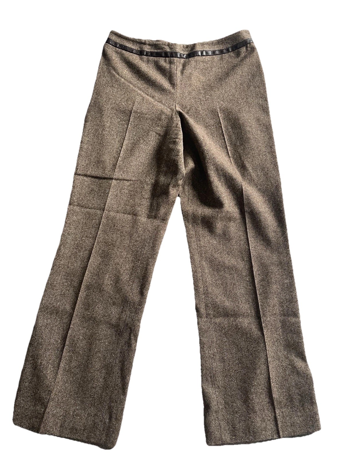 Vintage Womens Pendleton Wool Dress Pants Trousers Brown Size 8 Inseam 29” USA