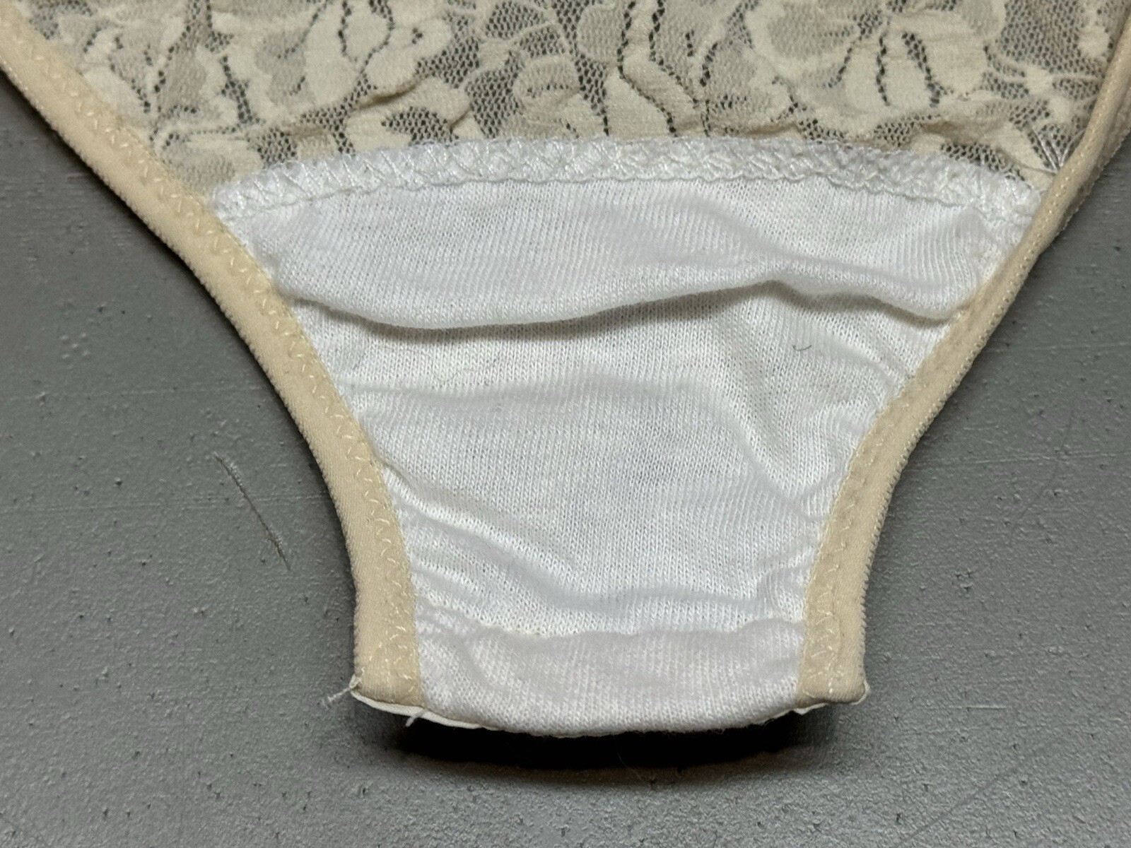 Vintage NWT Talbots Intimates Ivory Bodysuit Lingerie Lace Classic Bridal USA