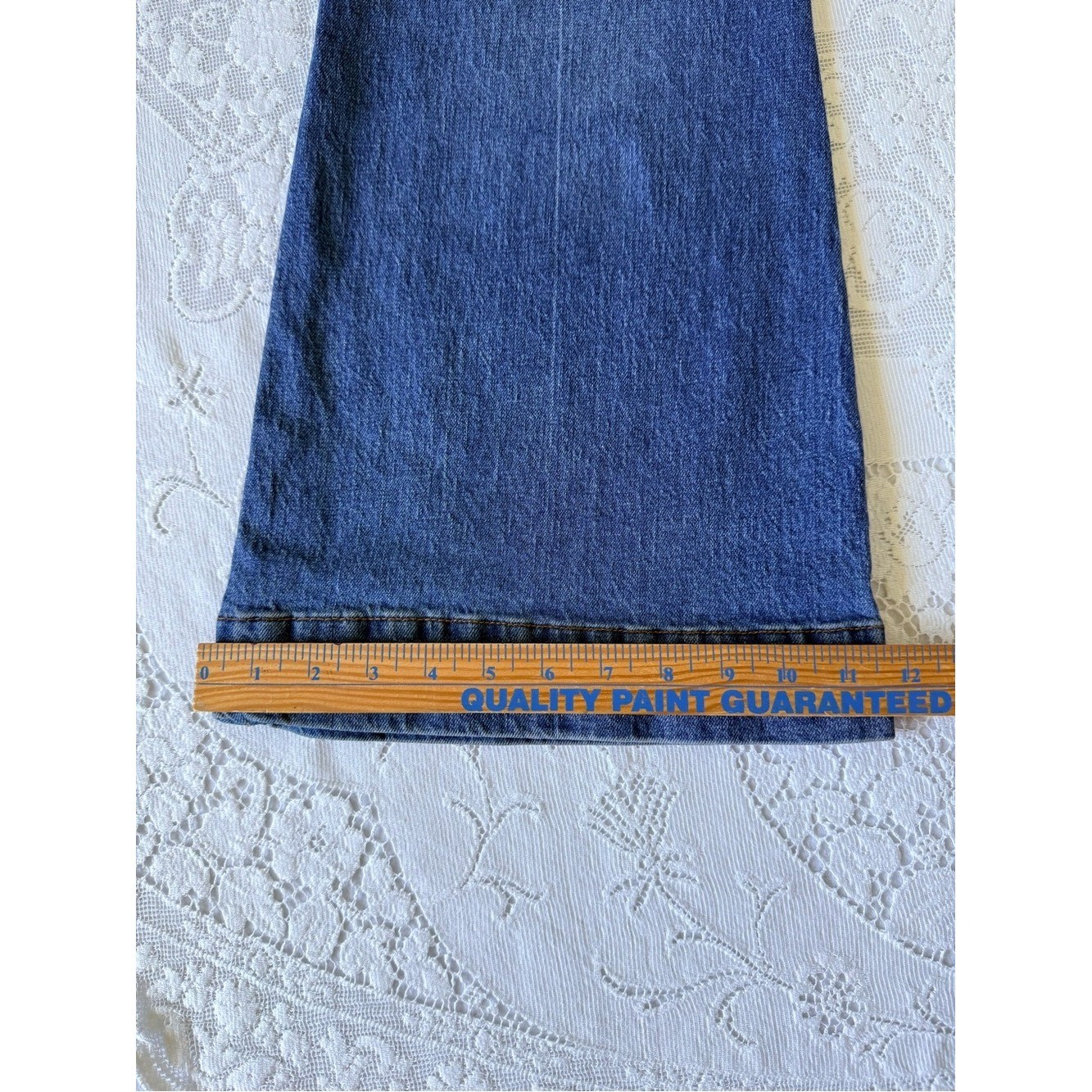Pilcro Anthropologie Double Button Flare Jeans Medium Wash Size 26 Boho
