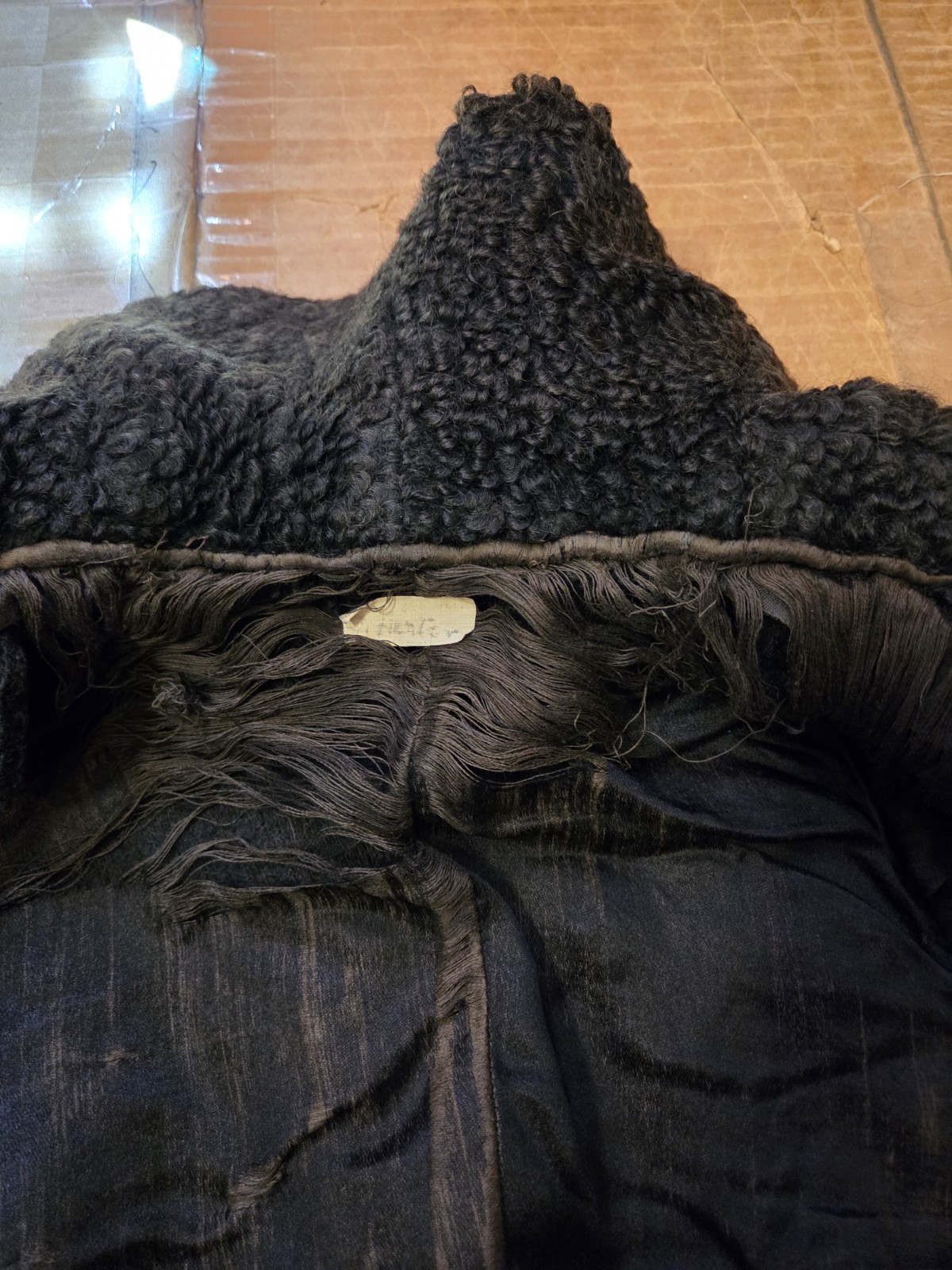 Victorian Persian Lamb Coat With Bustle