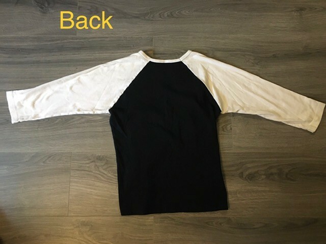  « OZZY » VINTAGE 2003 MONOWISE  U.S.A.  3/4 SLEEVE, XL, PREOWNED PULLOVER SHIRT