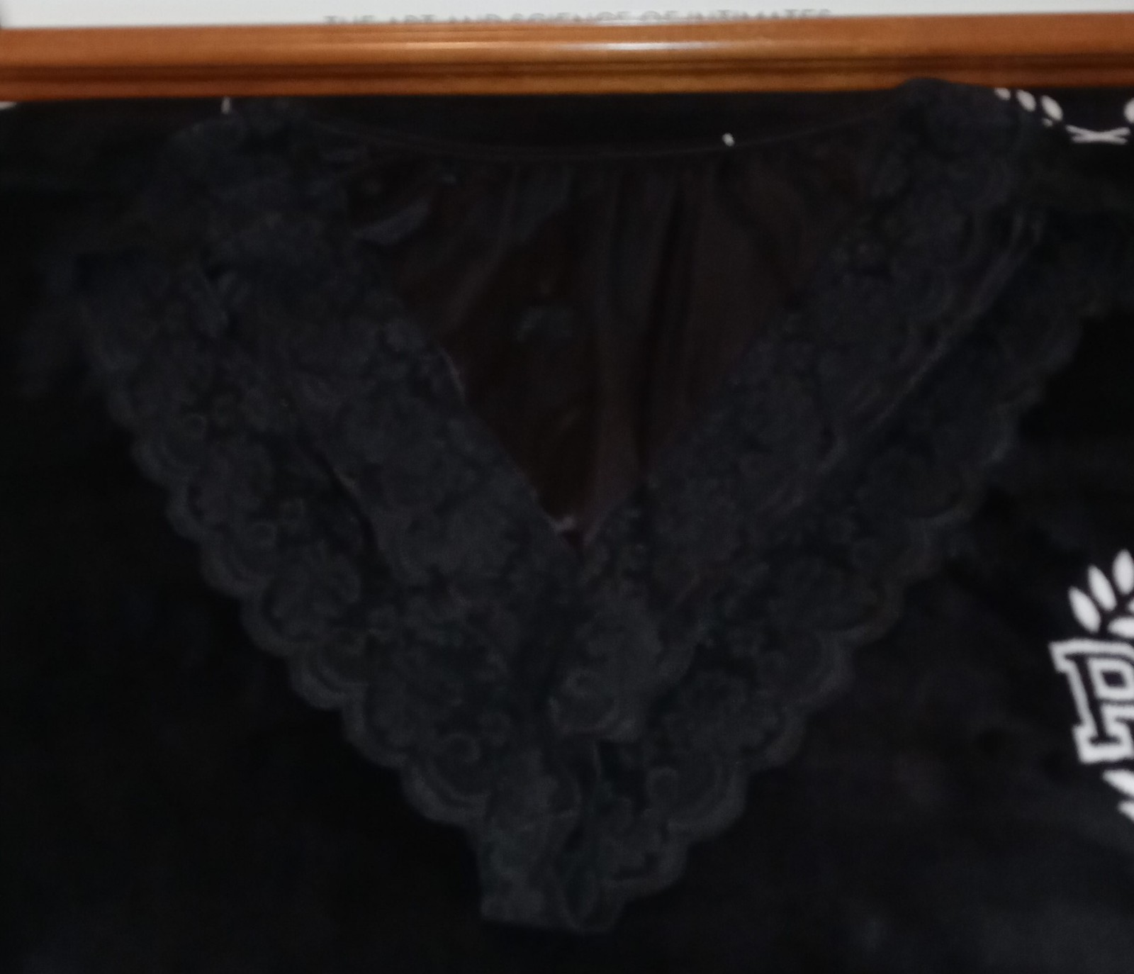 Vintage Maidenform Chantilly Panties Black Lace Trim Women&rsquo;s Size 6 Underwear