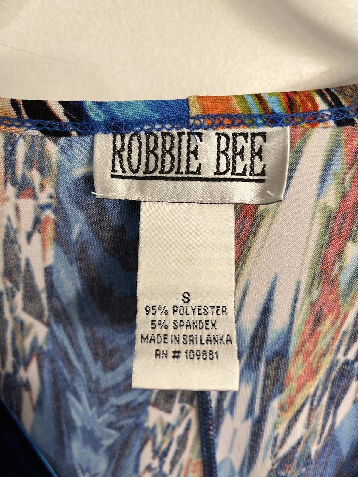 Vtg 90&rsquo;s Art To Wear Splash Dress Robbie Bee Faux Wrap Career Church Small