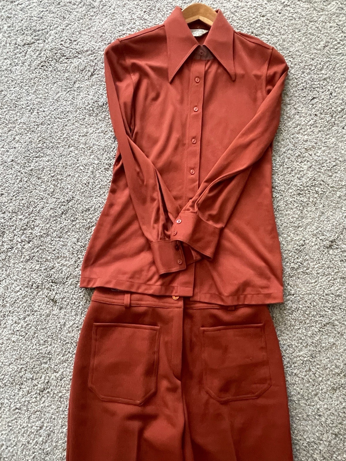 PRISTINE TIME-CAPSULE CONDITION VINTAGE 1970s Women’s PANTSUIT ✨SIZE 8/10