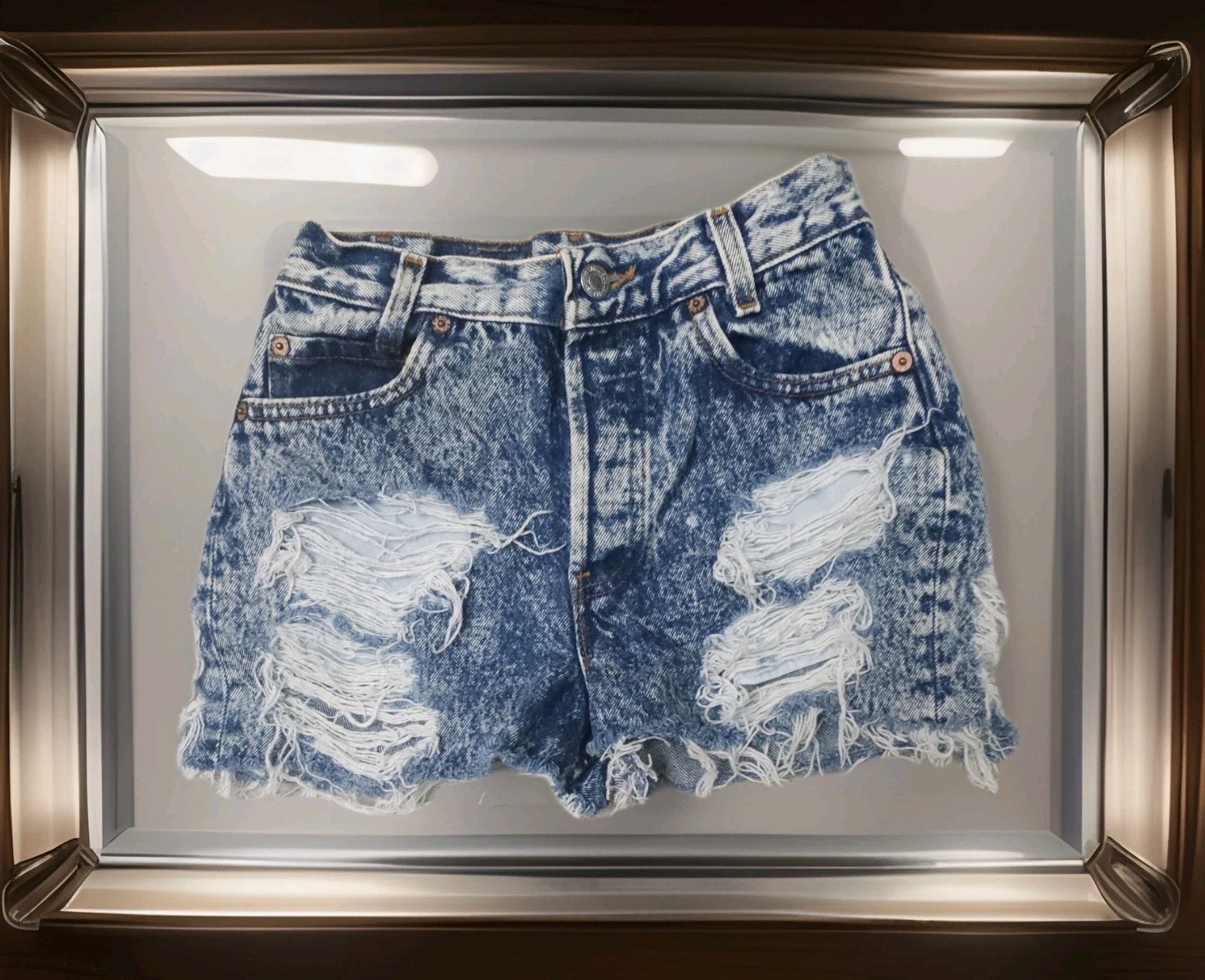 Levis 1990s Student 501s Made in USA Cut-Off Shorts 25