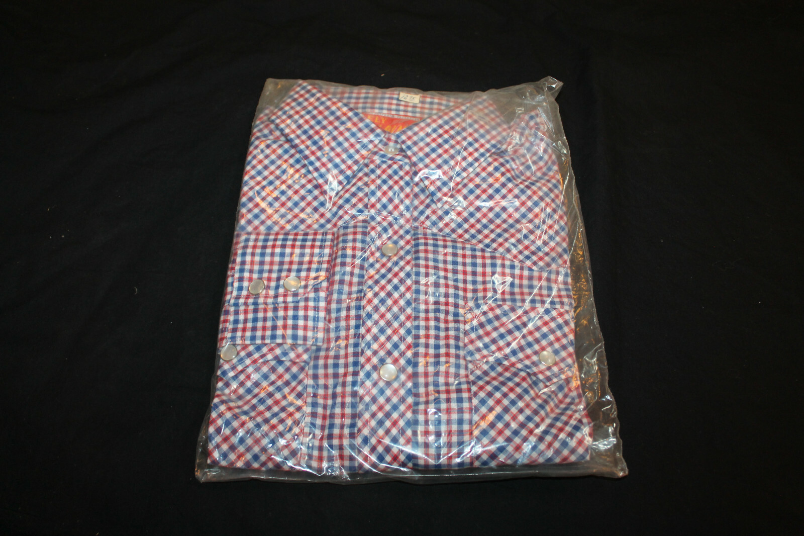 Women&rsquo;s Vintage Ely Plains Long Sleeve Western Shirt Blue Red Plaid Size 8