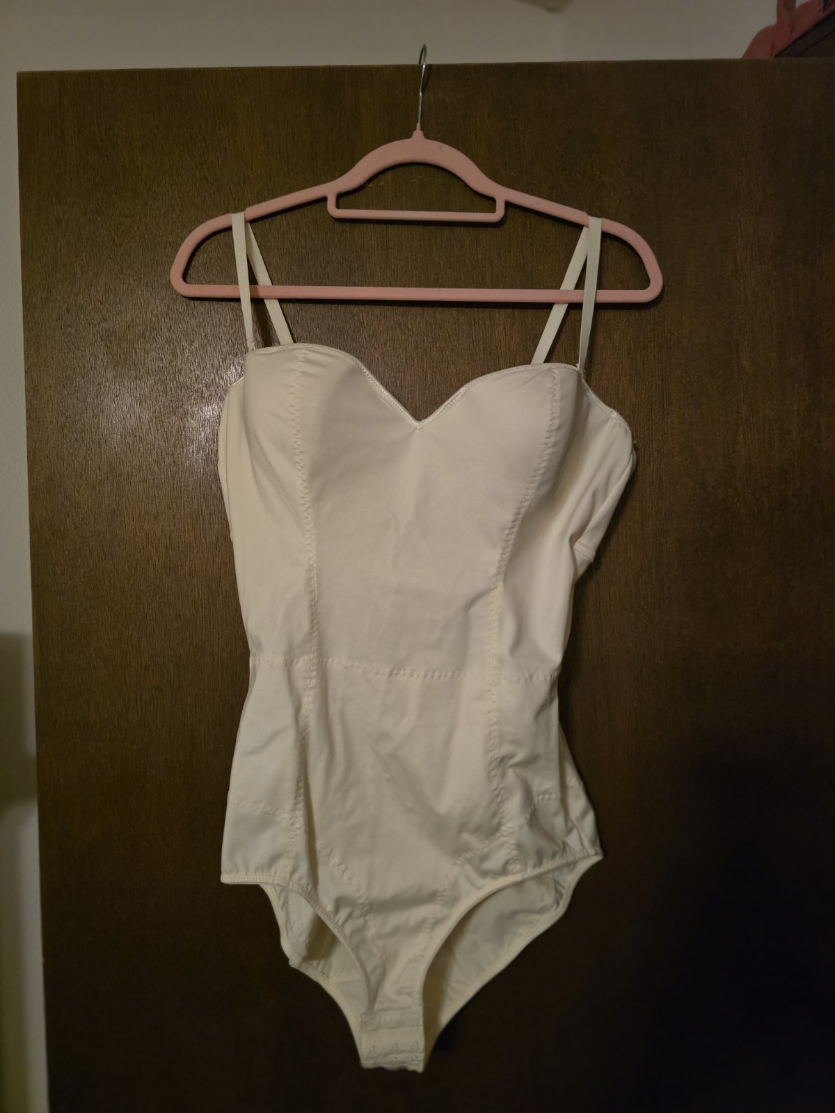 VINTAGE DR REY&rsquo;S SHAPEWEAR ALL-IN-ONE BODYSUIT BEIGE 40C