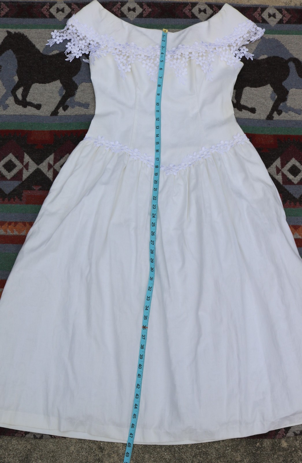 Vintage Cachet Dress 13/14 Bari Protas 1980s White w/Lace Victorian Wedding Tea
