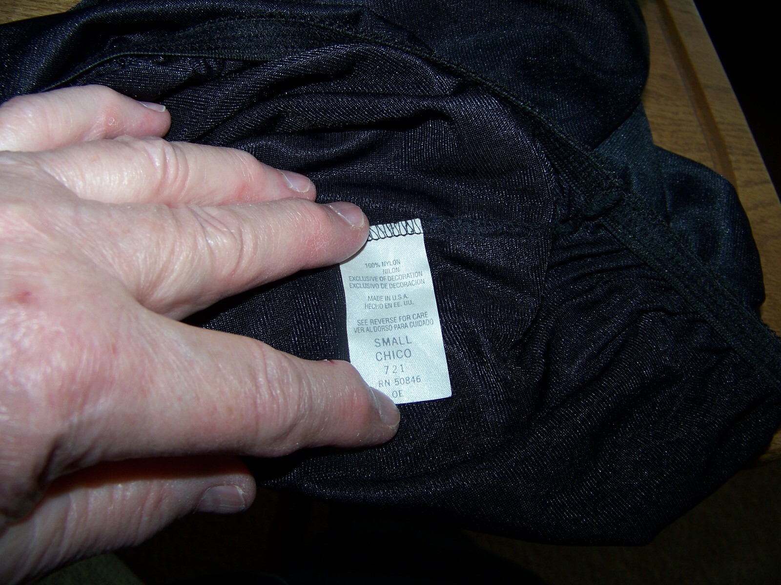 VTG BLACK HALF SLIP SZ SMALL 25&Prime; MADE IN THE USA NYLON W/LACE #721 CLEAN NICE!