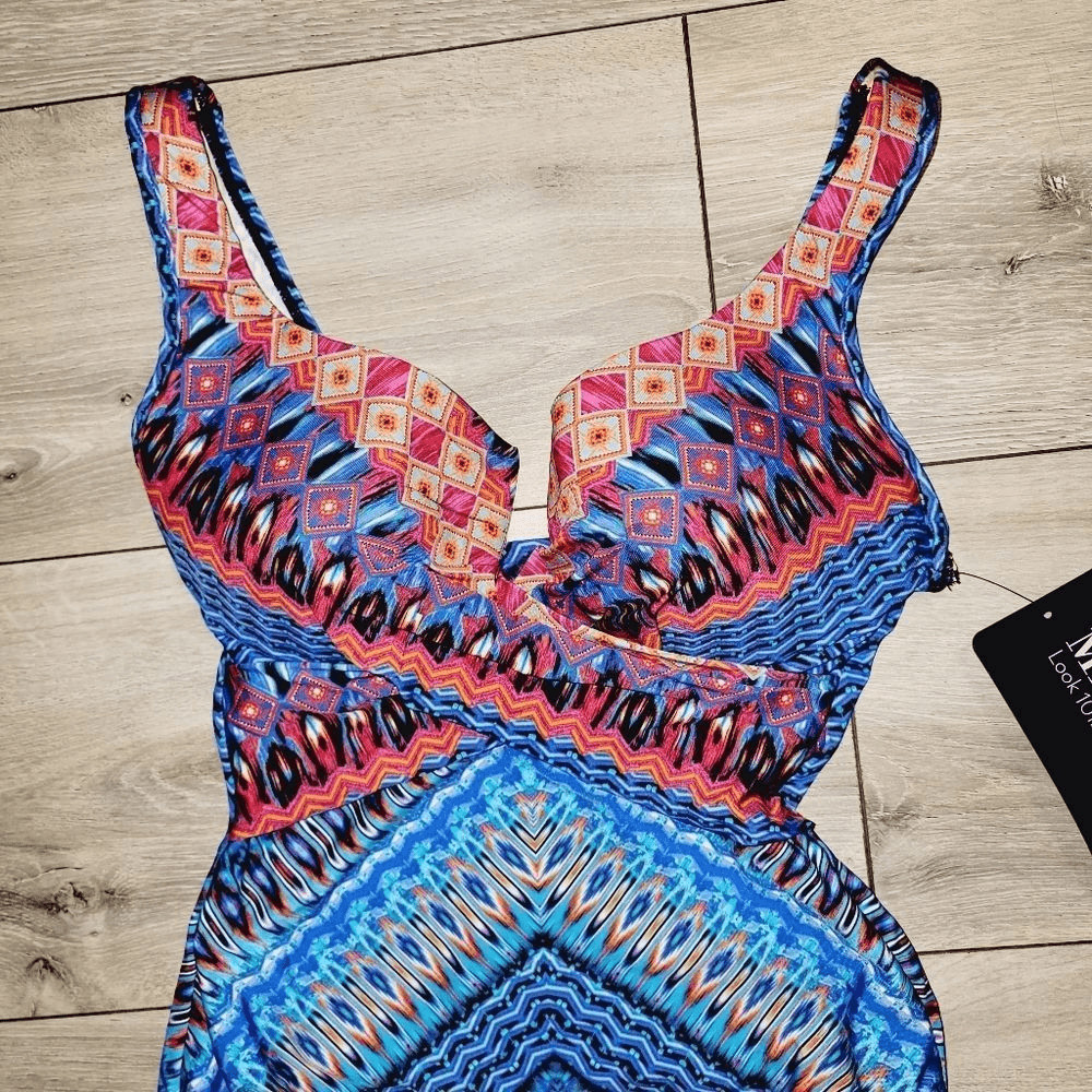 2023 Arrival Miraclesuit Casablanca Criss Cross Escape Sz 10 women&rsquo;s swimsuit