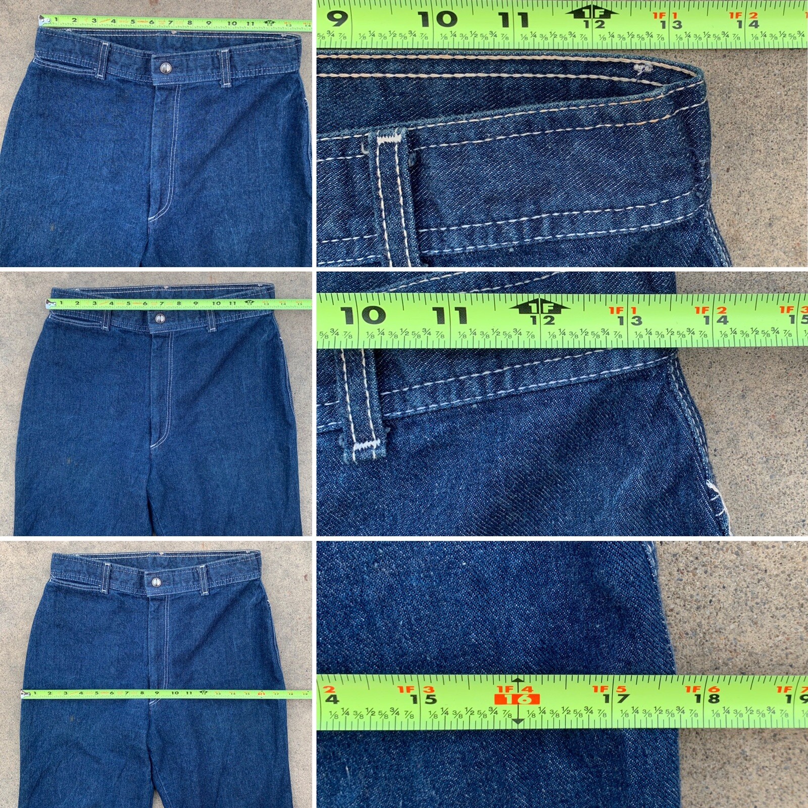 Vintage Pizzazz New York Paris Jeans High Waist 12 28 in Waist 70s 80s