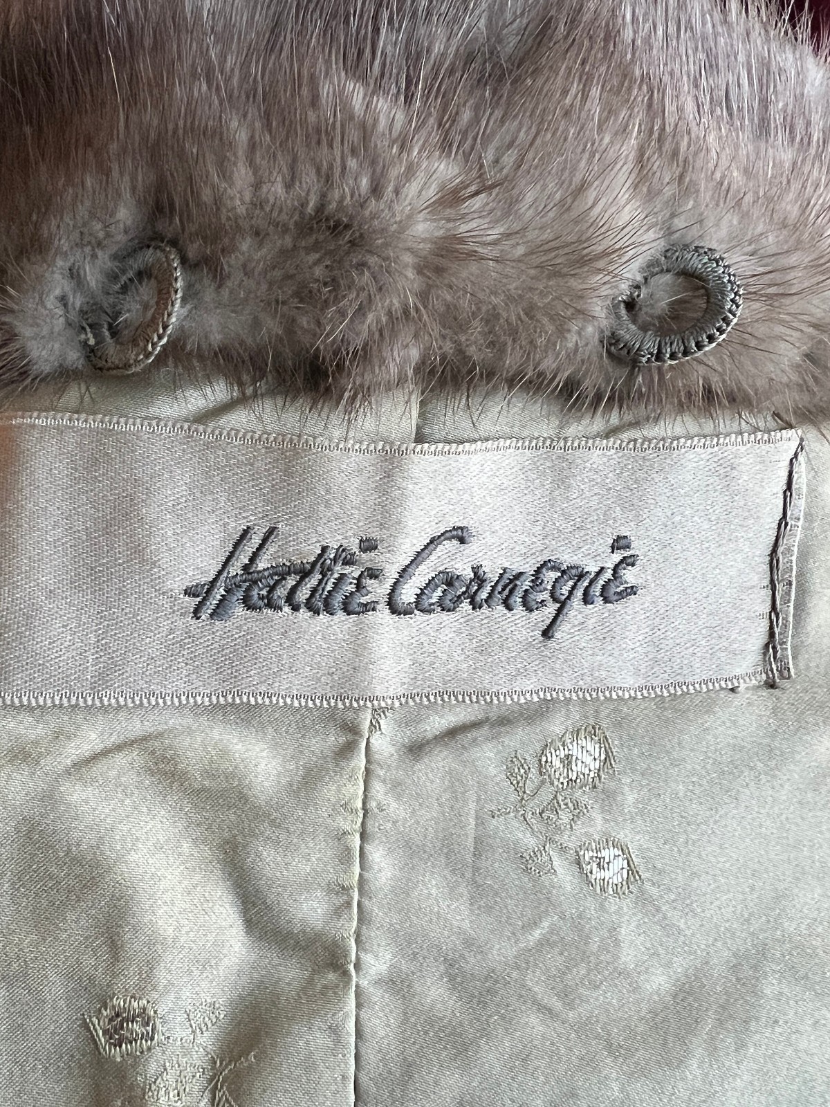Hattie Carnegie • Fur Stole • Hollywood Length • Vintage Designer Couture