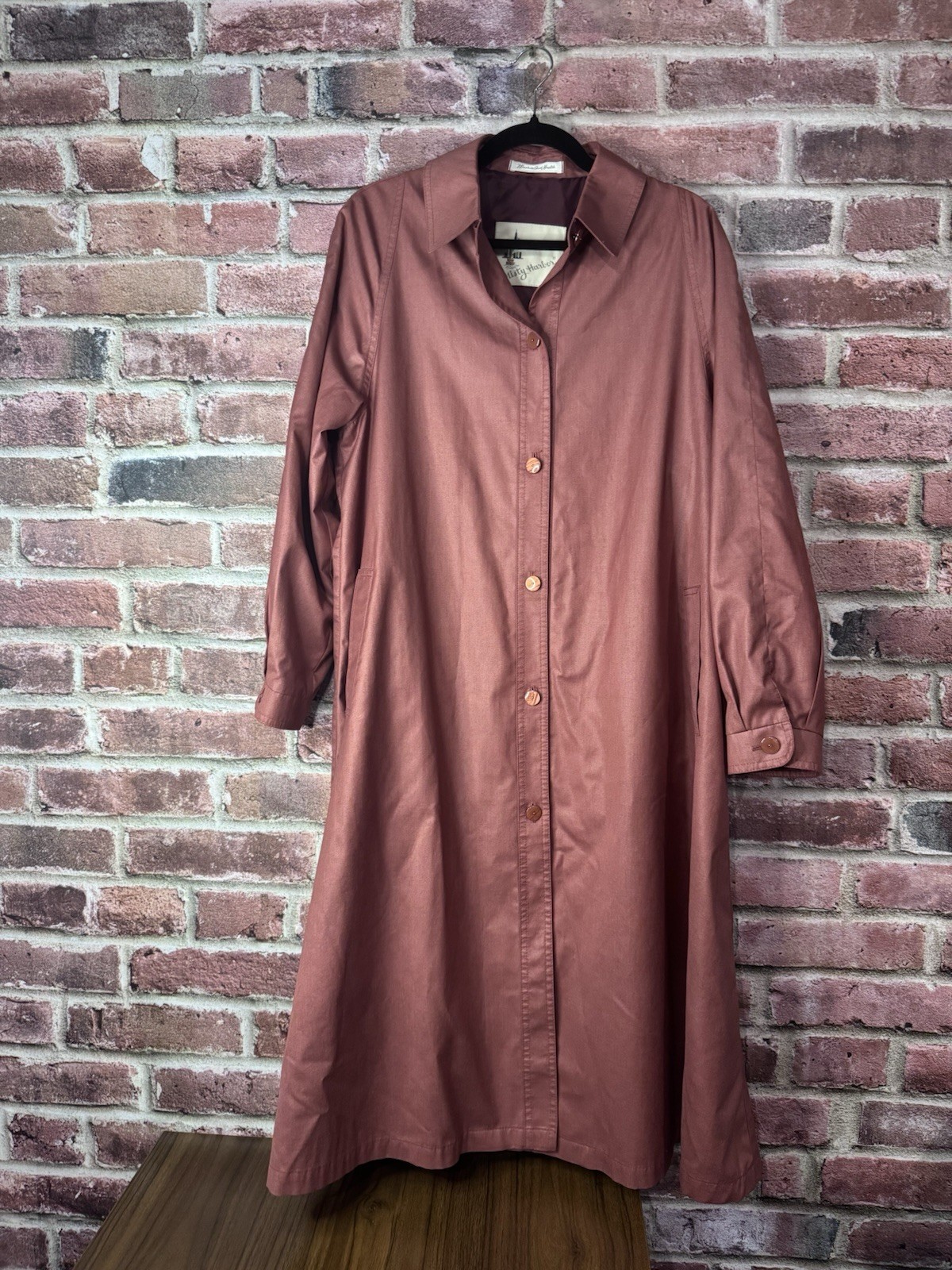 Misty Harbor vintage Trench Coat Size Reg 16 Women&rsquo;s Red