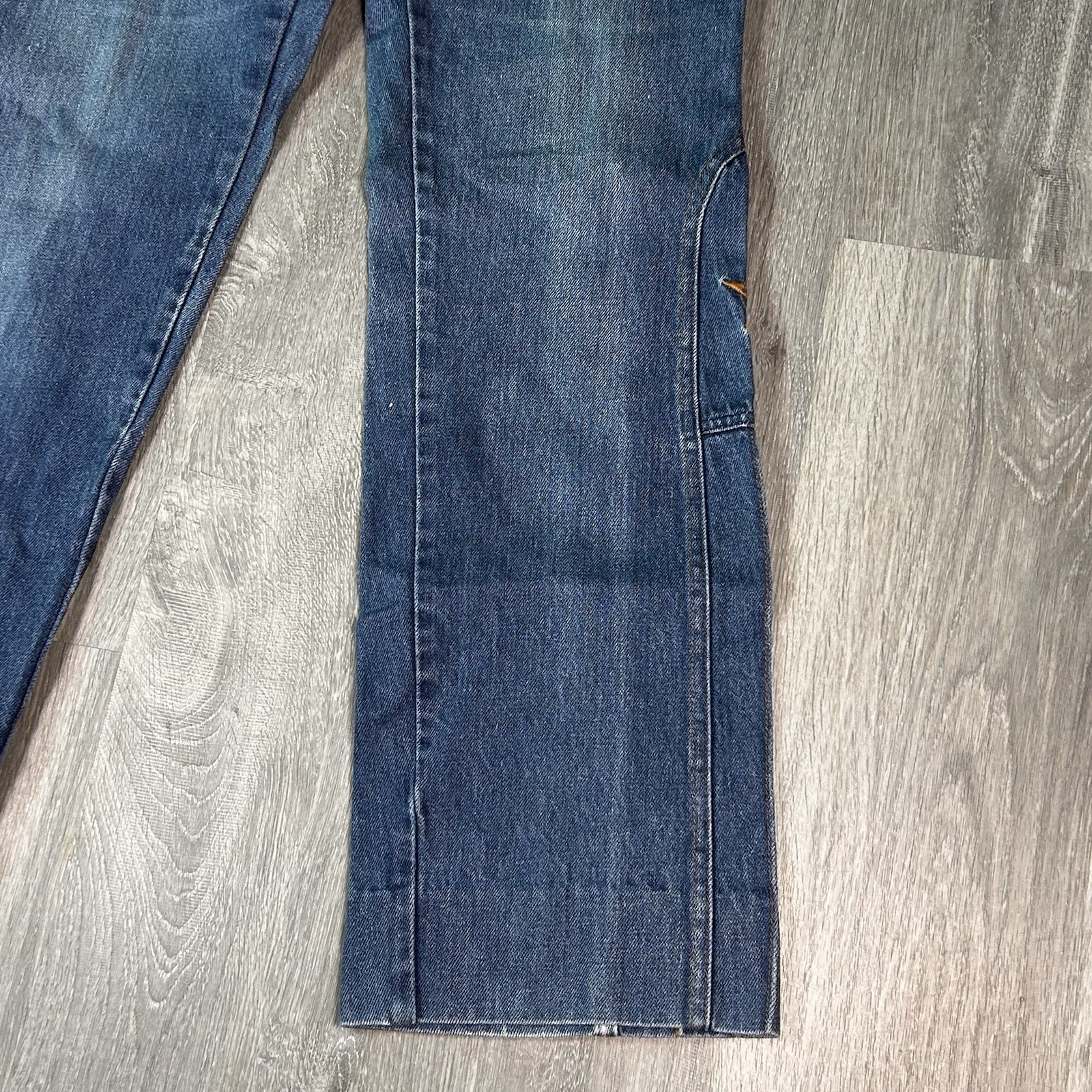 Vintage Women’s Jeans 33×29 Wide Leg Flare Embroidered Denim Western Boot Cut