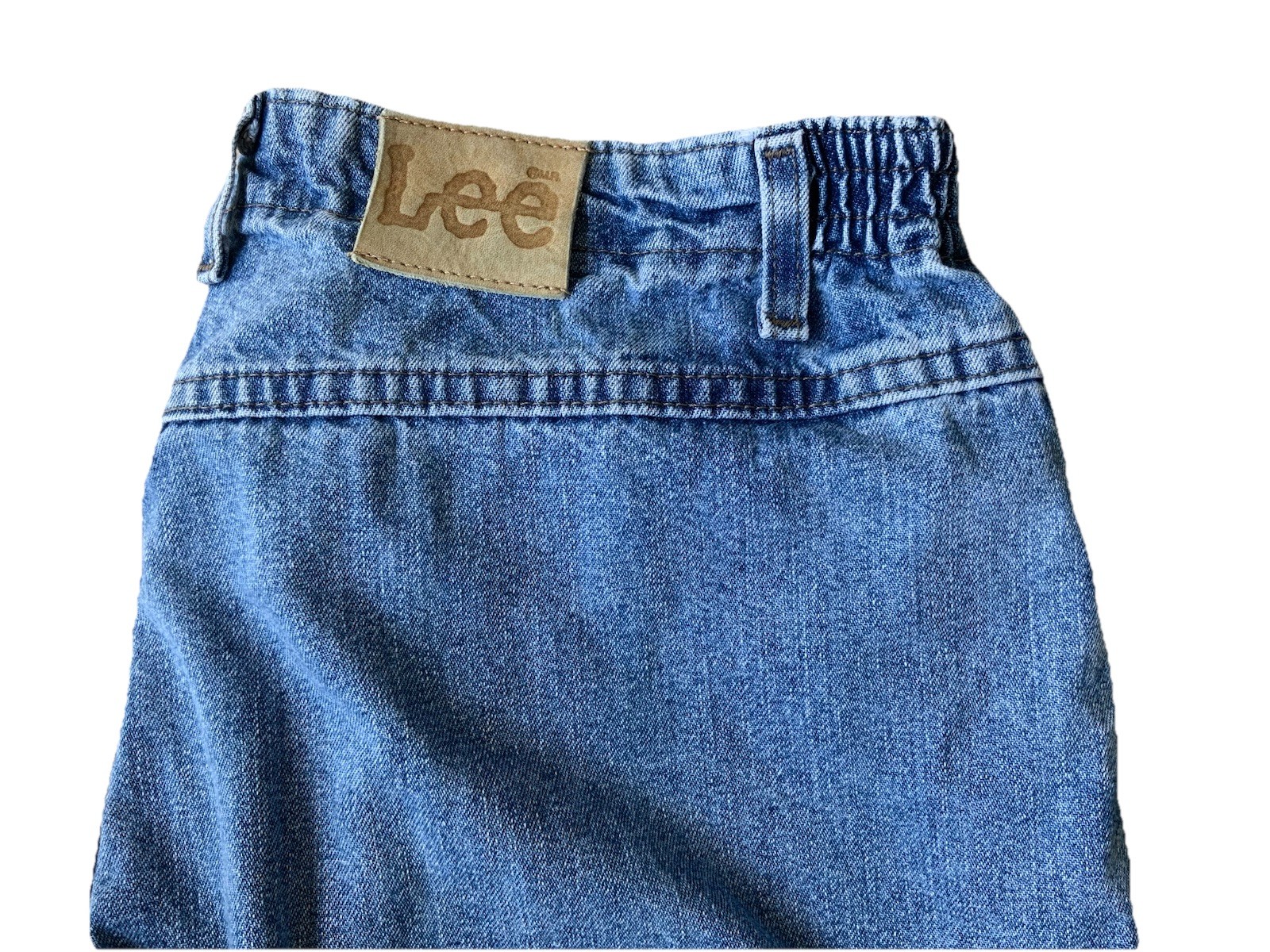 Vtg Lee Riders Jeans Womens 18P Made in USA Acid Wash High Rise Elastic Waist