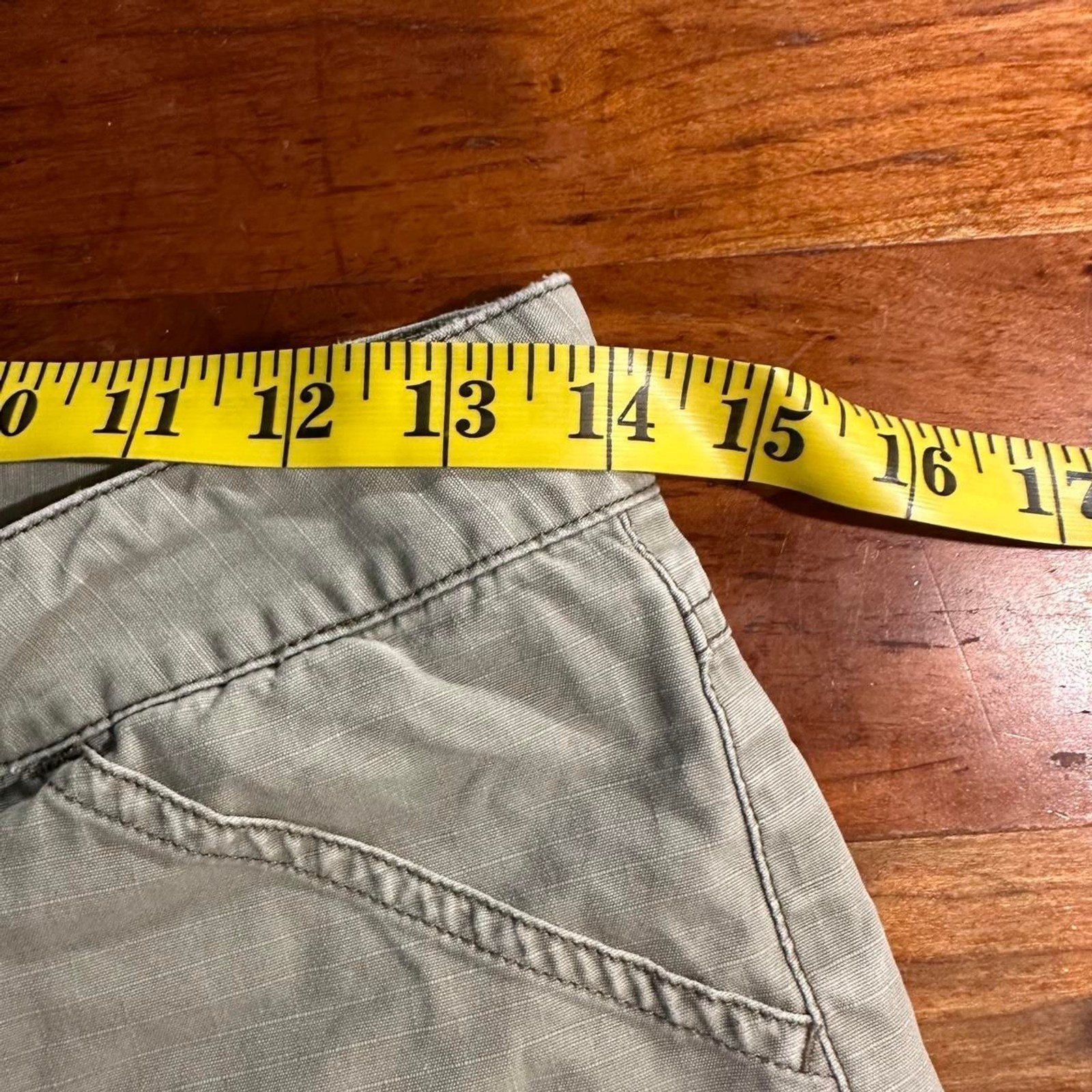 Y2K Army Green Union Bay Micro Utility Shorts