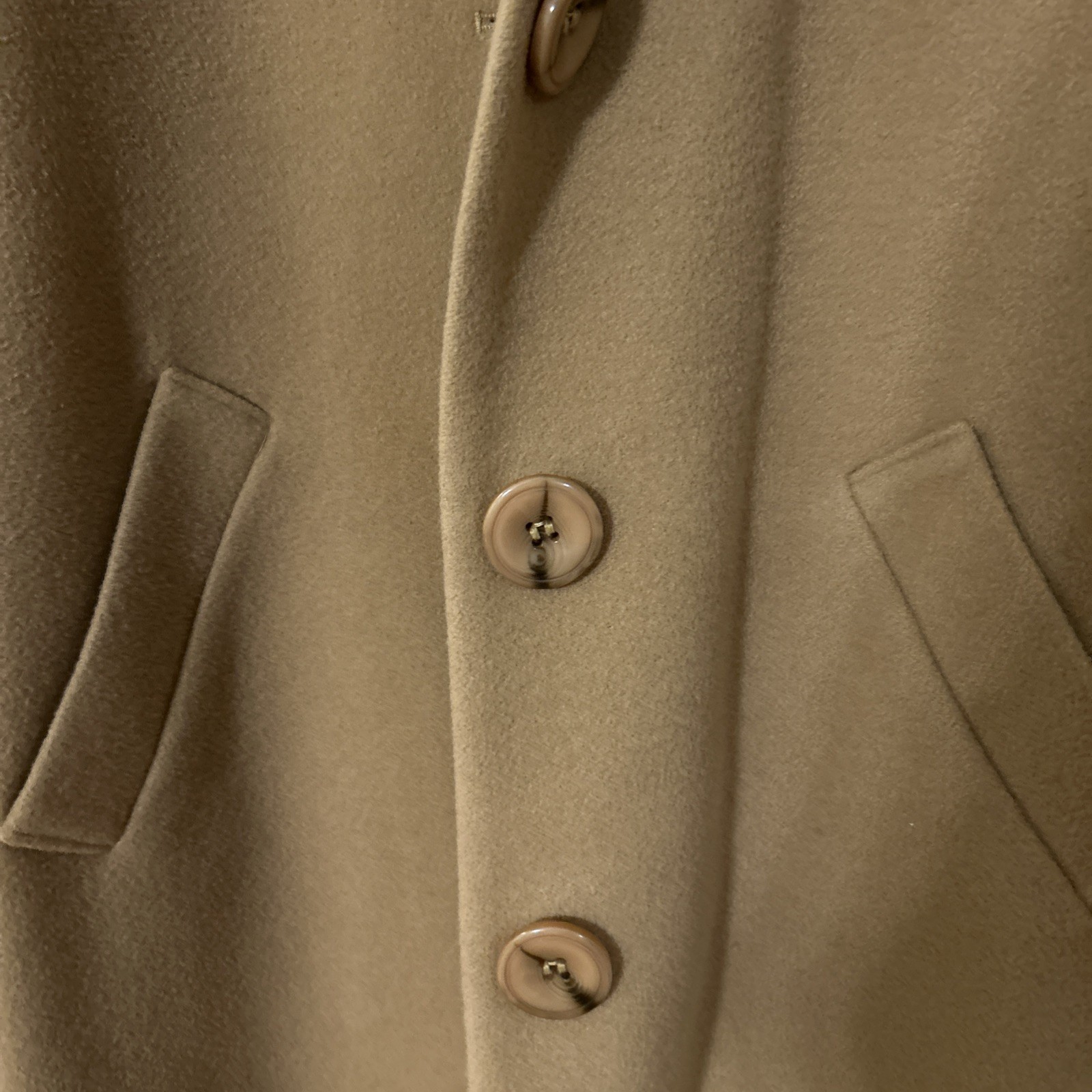 VTG Swing Coat Side Pockets APPLESEED&rsquo;S Petite Wool/Mohair/Alpaca Size 16