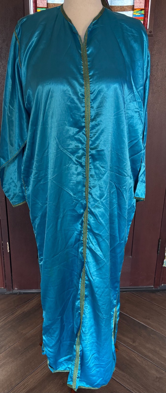 Vtg mid 60&rsquo;s – 70&rsquo;s 2pc Moroccan Caftan Set Sz M-L