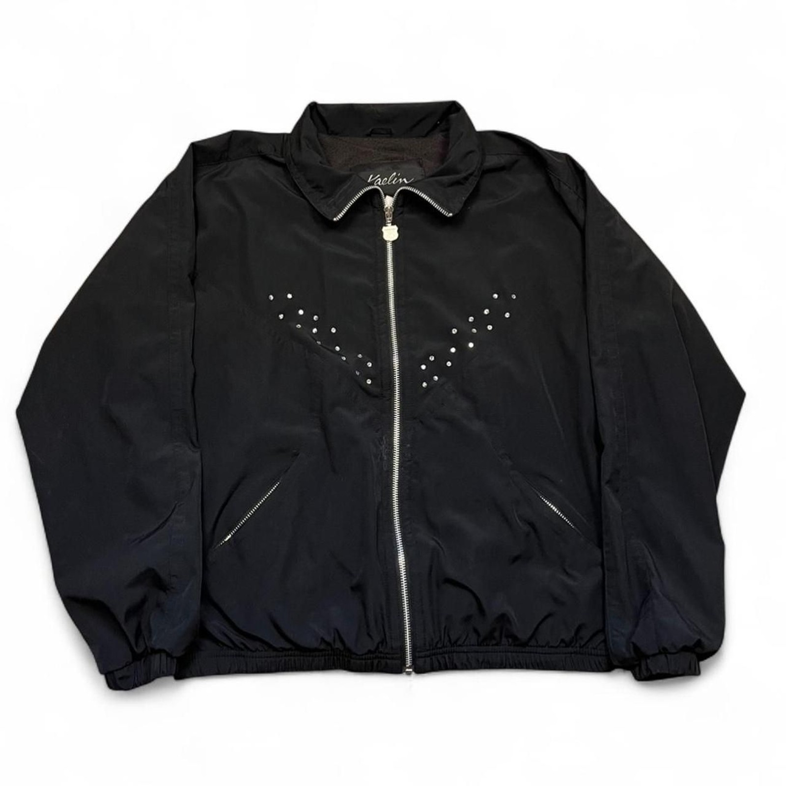 American-vintage Women&rsquo;s Kaelin Black rhinestone jacket