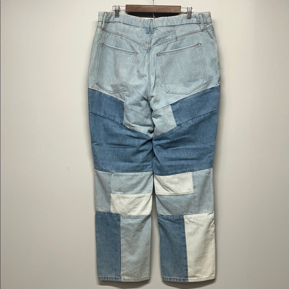 Good American Good &rsquo;90s Patch Jeans Size 15