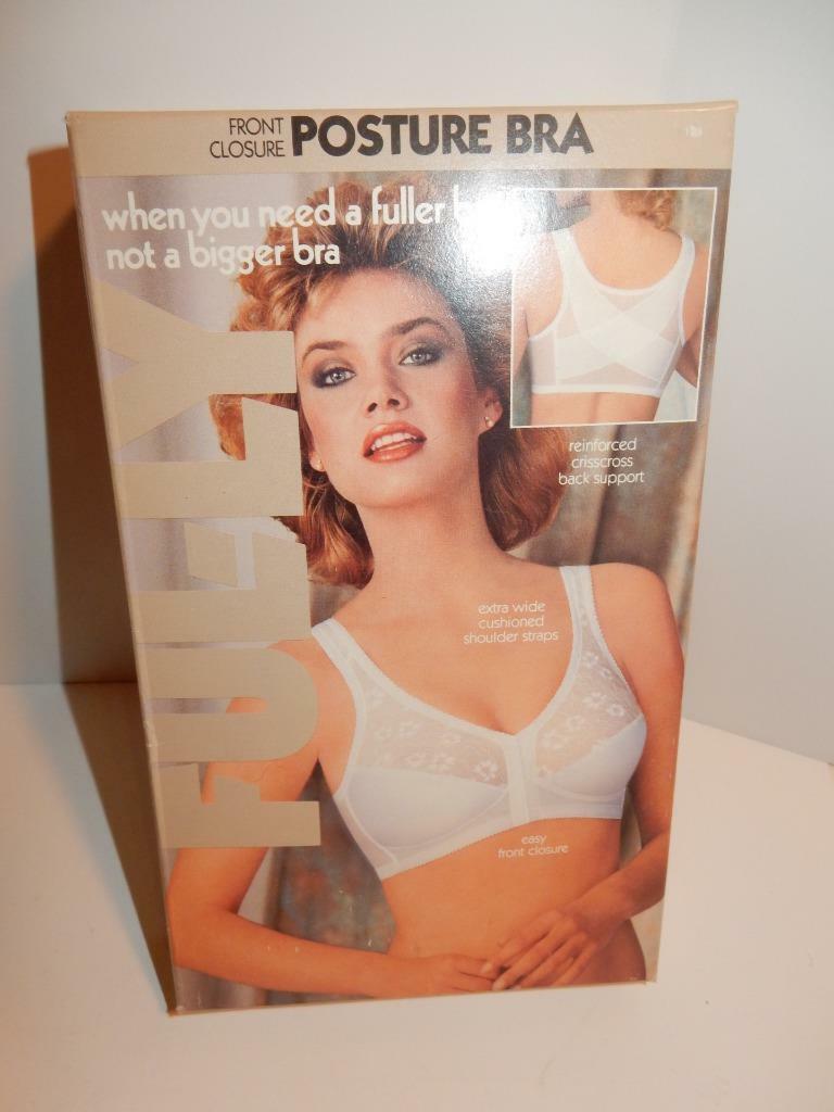 VINTAGE 40 DD (E) NOS EXQUISITE FORM FUL-LY POSTURE BRA P565 WHITE MIB IN BOX