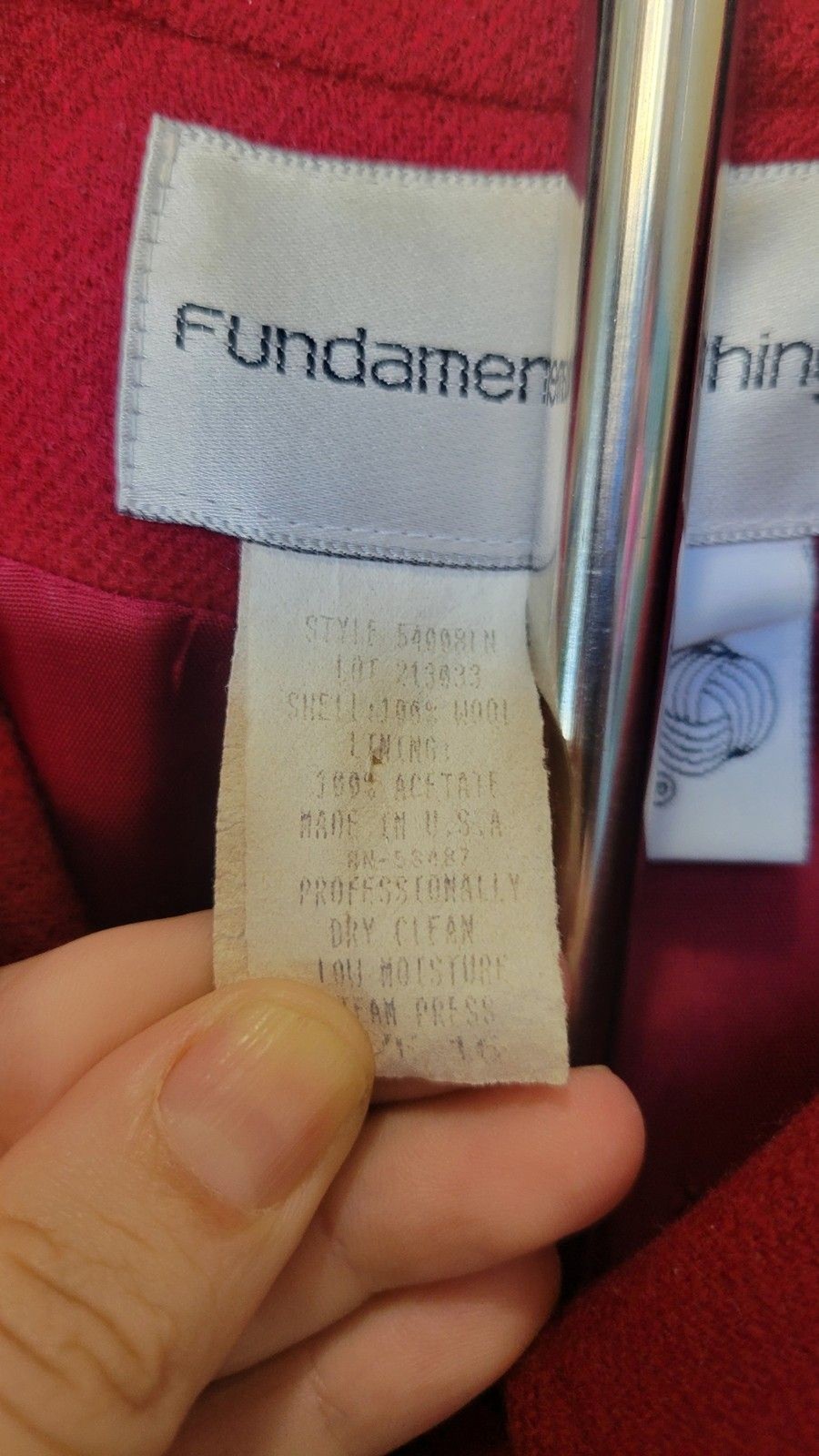 Vintage Fundamental Things Wool Shirt Jacket – Made in USA 100% Pure Wool
