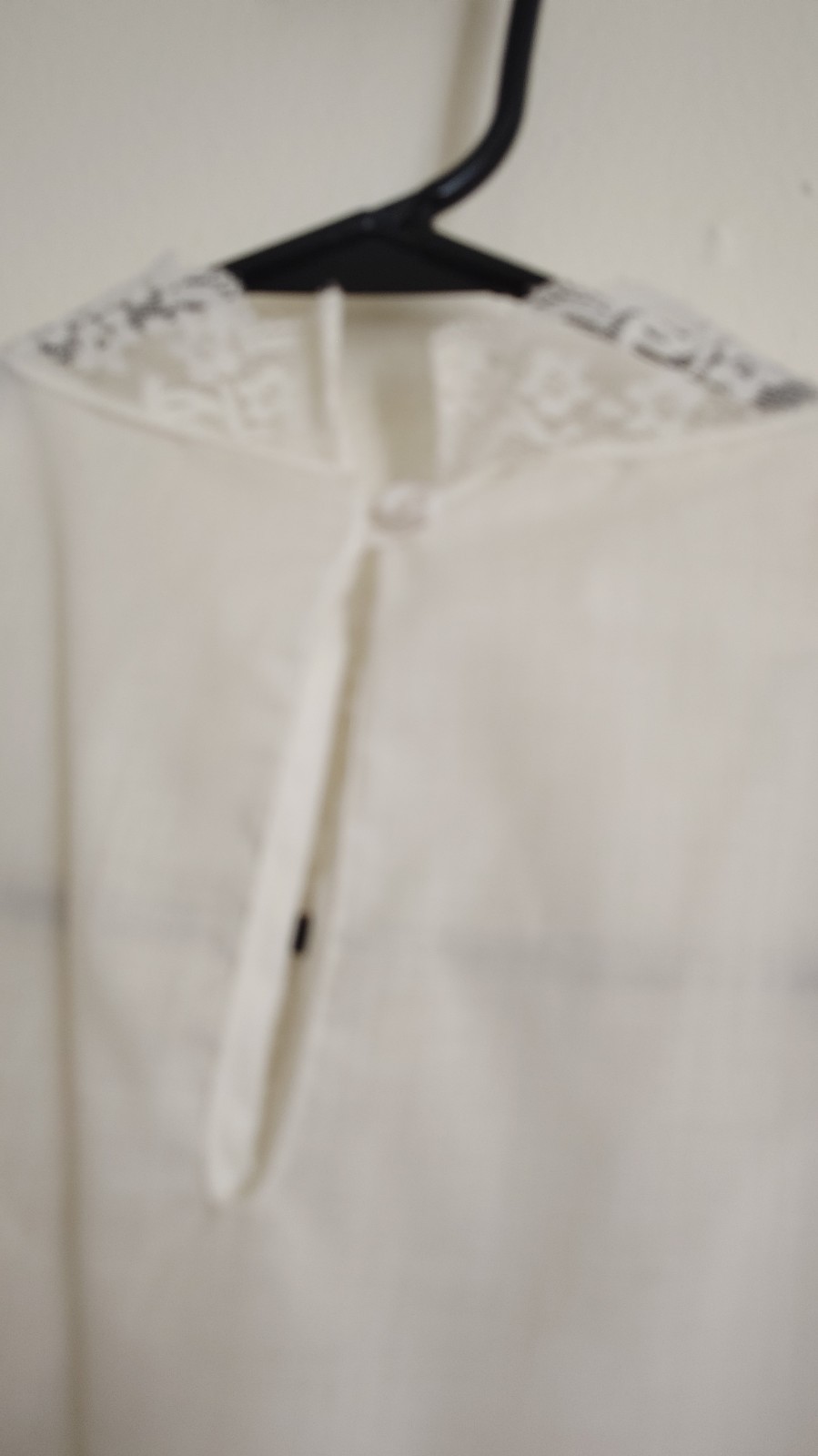 Vintage Elaine Blouse Lace And Cotton 70&rsquo;s Cottagecore Prairie Short Sleeve