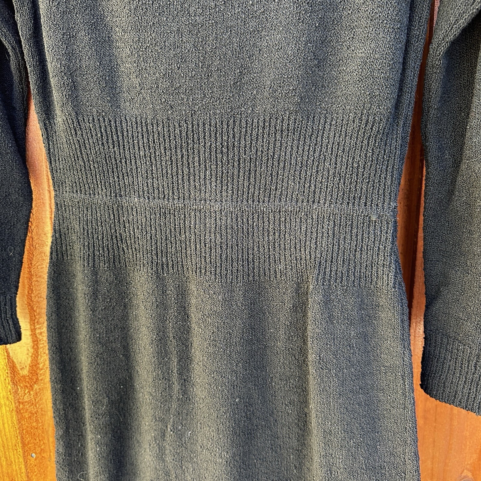 Bonnie Cashin Vintage Wool Midi Dress Size XS Small Woven Brooch Detail Unique