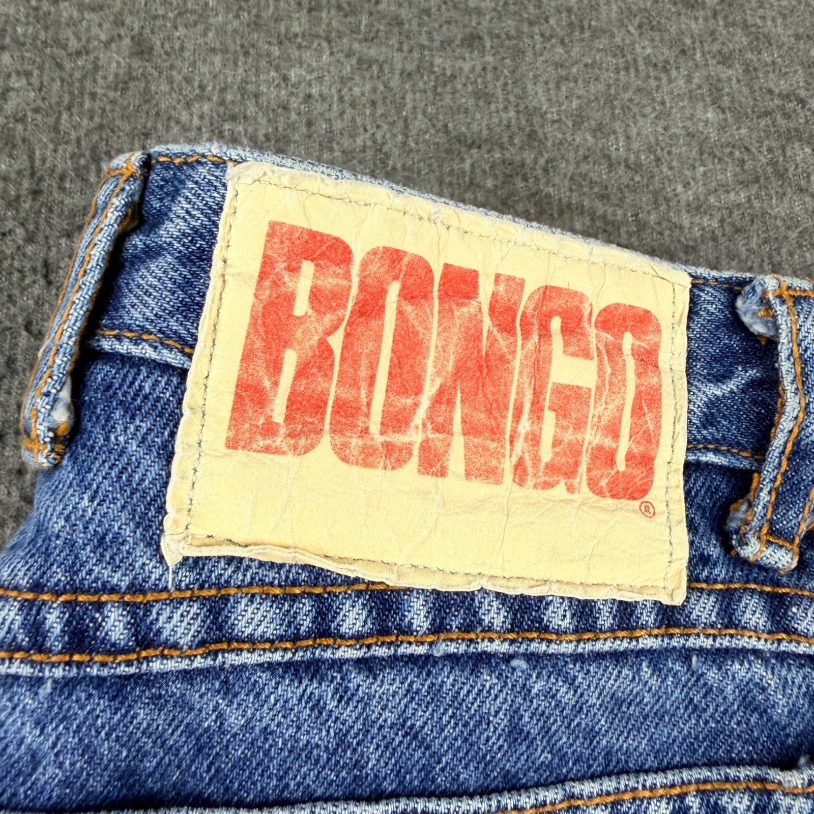 VINTAGE Bongo High Waisted Mom Jeans Blue Button Fly Tapered USA Women&rsquo;s Size 7