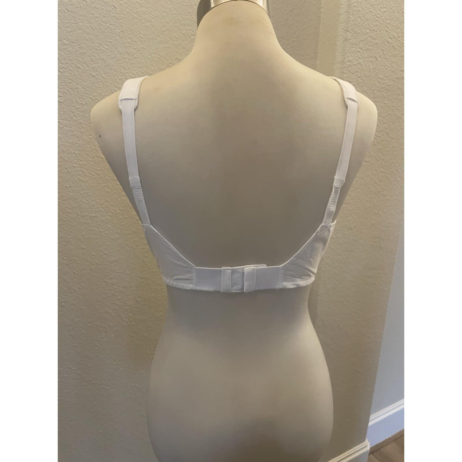 Retro Vtg NOS White Exquisite Form Pointy Bullet Bra 36 B Pinup Girl NIP New