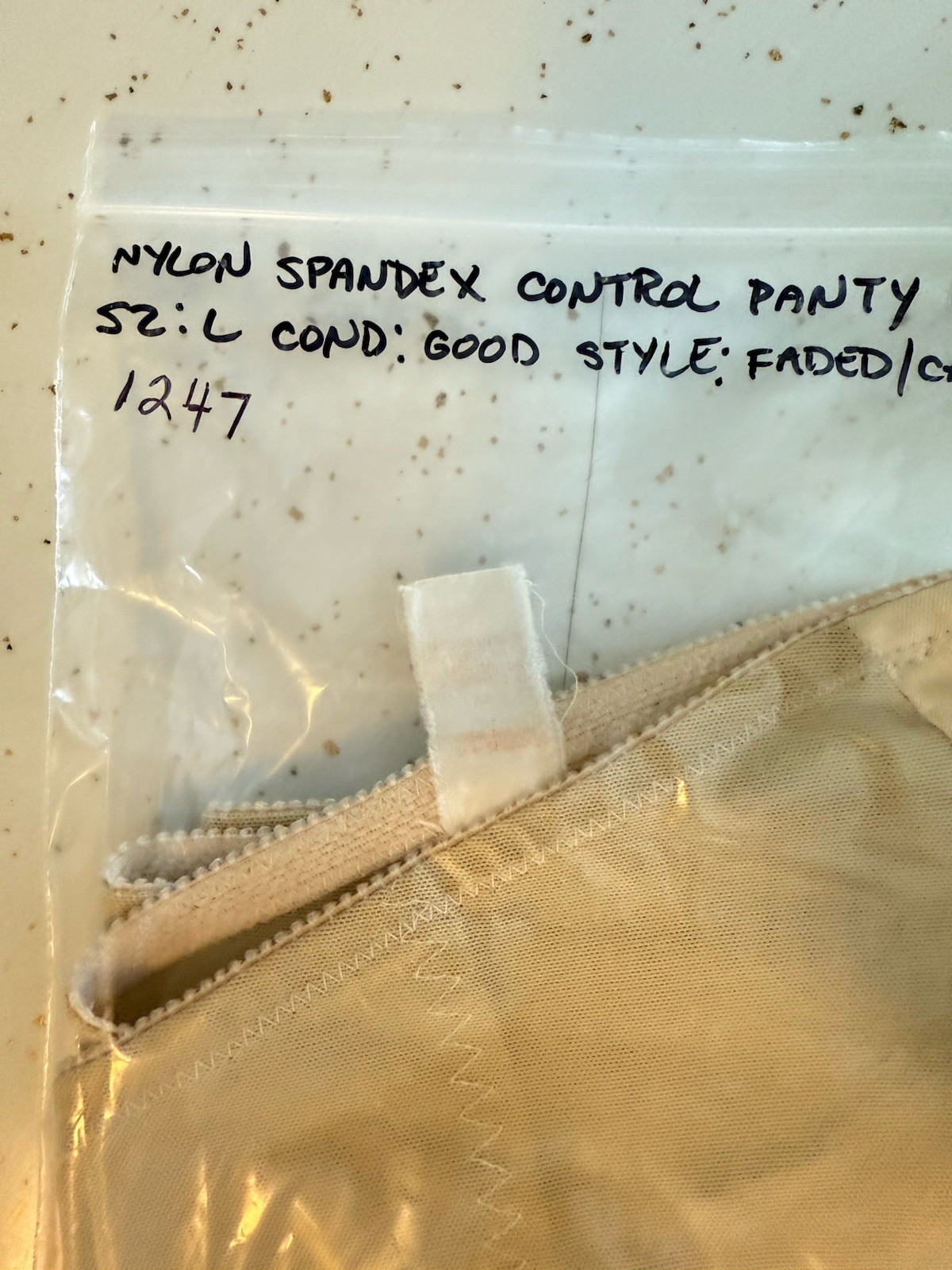 Vintage Young Smoothie Beige Support Control Panty Girdle Shaper Sz Large