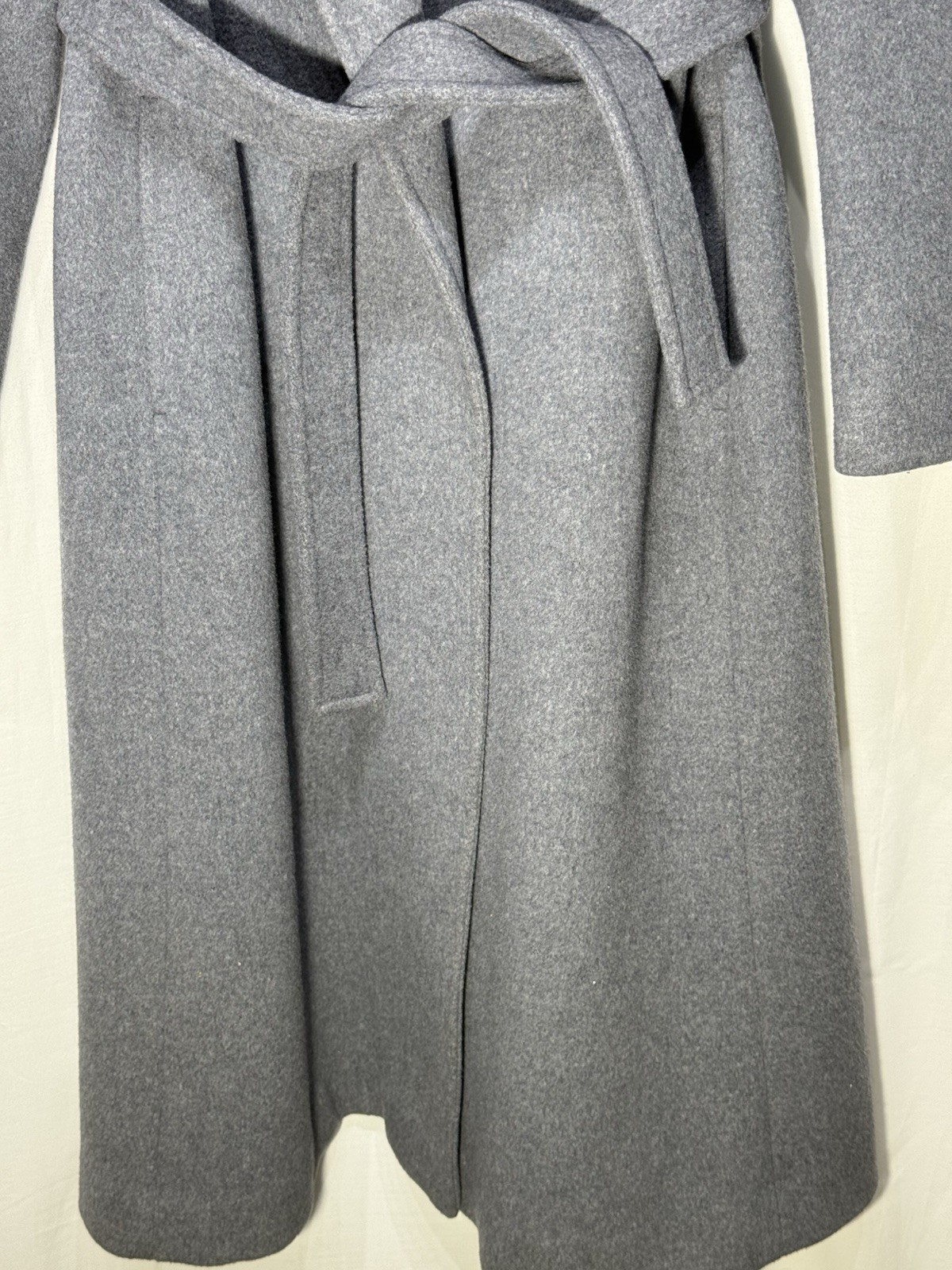 Pendleton 80’s VTG Pure Virgin Wool Women’s Long Gray Coat Made In USA Size12