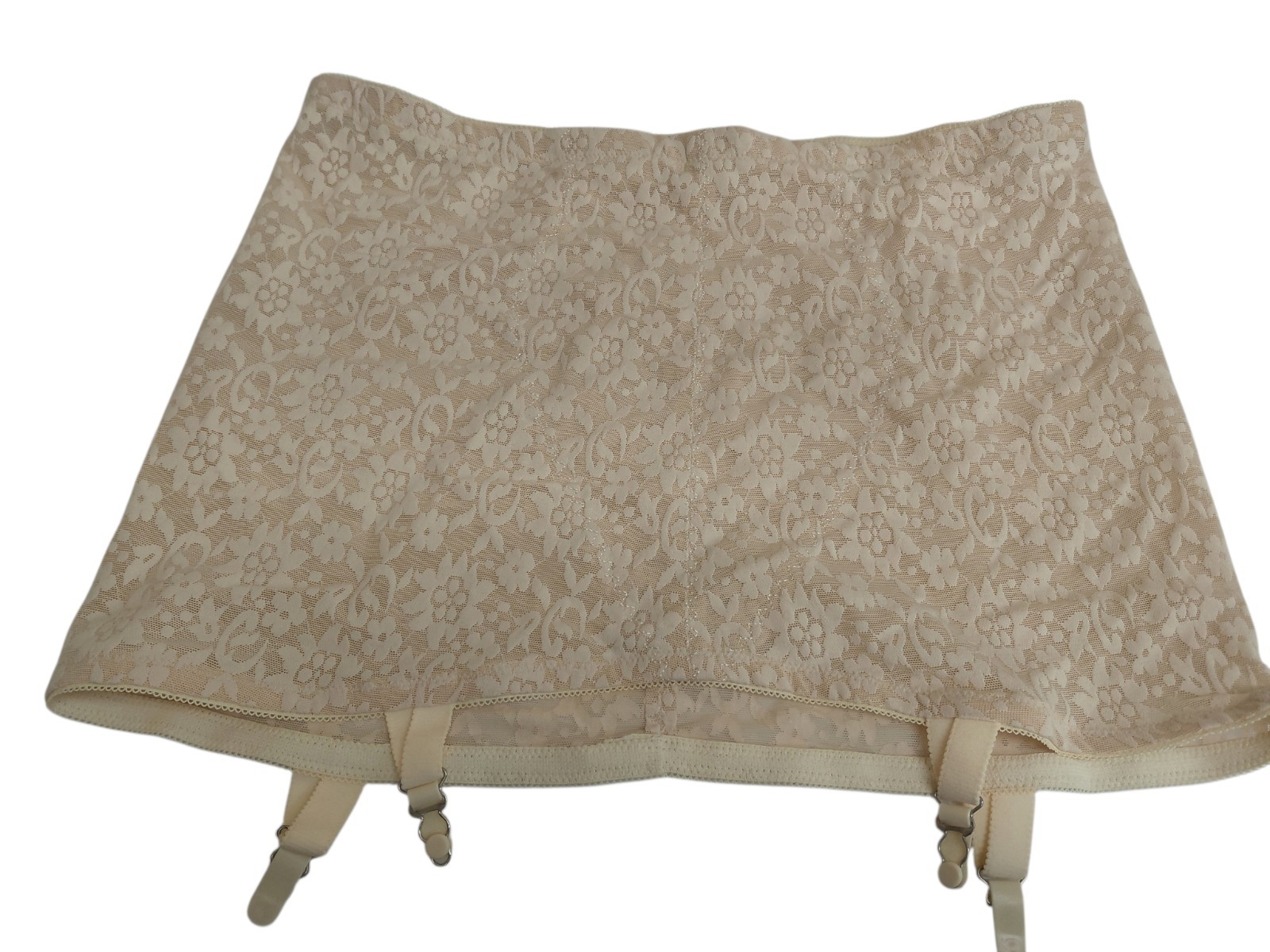 Vintage Crown-nette Open Bottom Girdle With Garter Size 8X/46