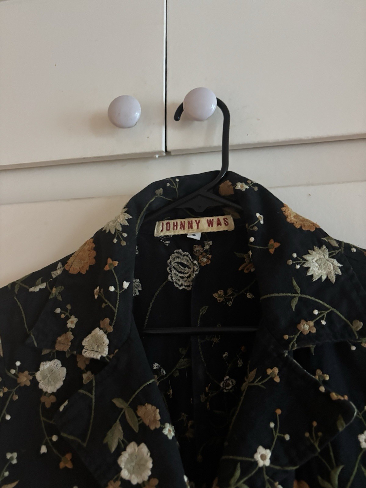 vintage Johnny Was embroidered Coat
