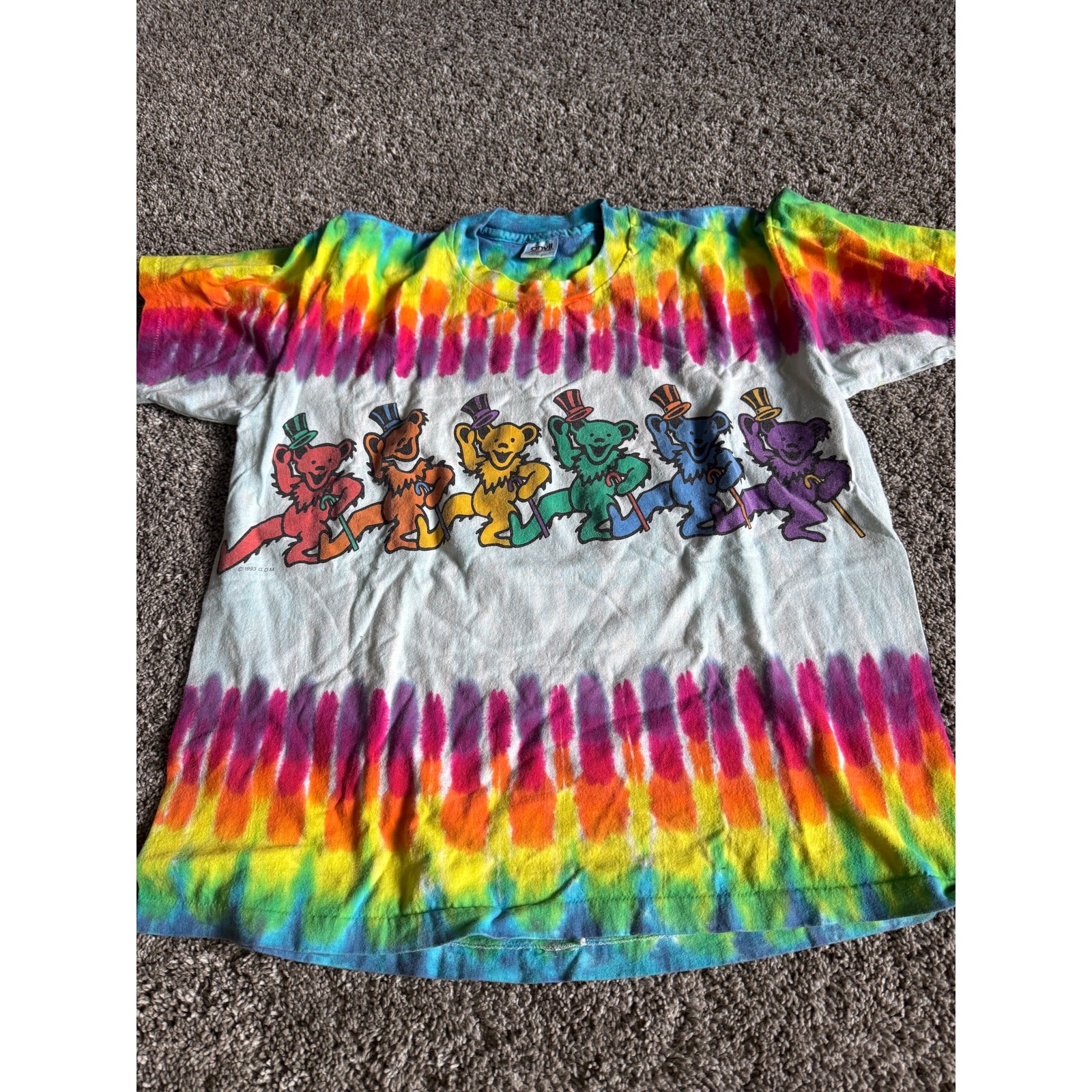 Vintage GDM 1993 Grateful Dead T-Shirt Size Large