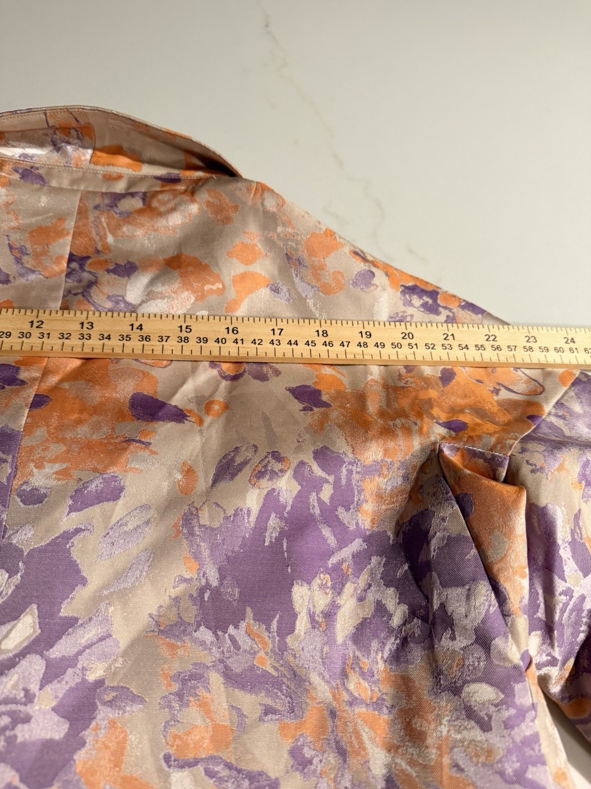 Briolette Paris Silk Brocade Trapeze Opera Coat Swing Jacket Couture Vintage S