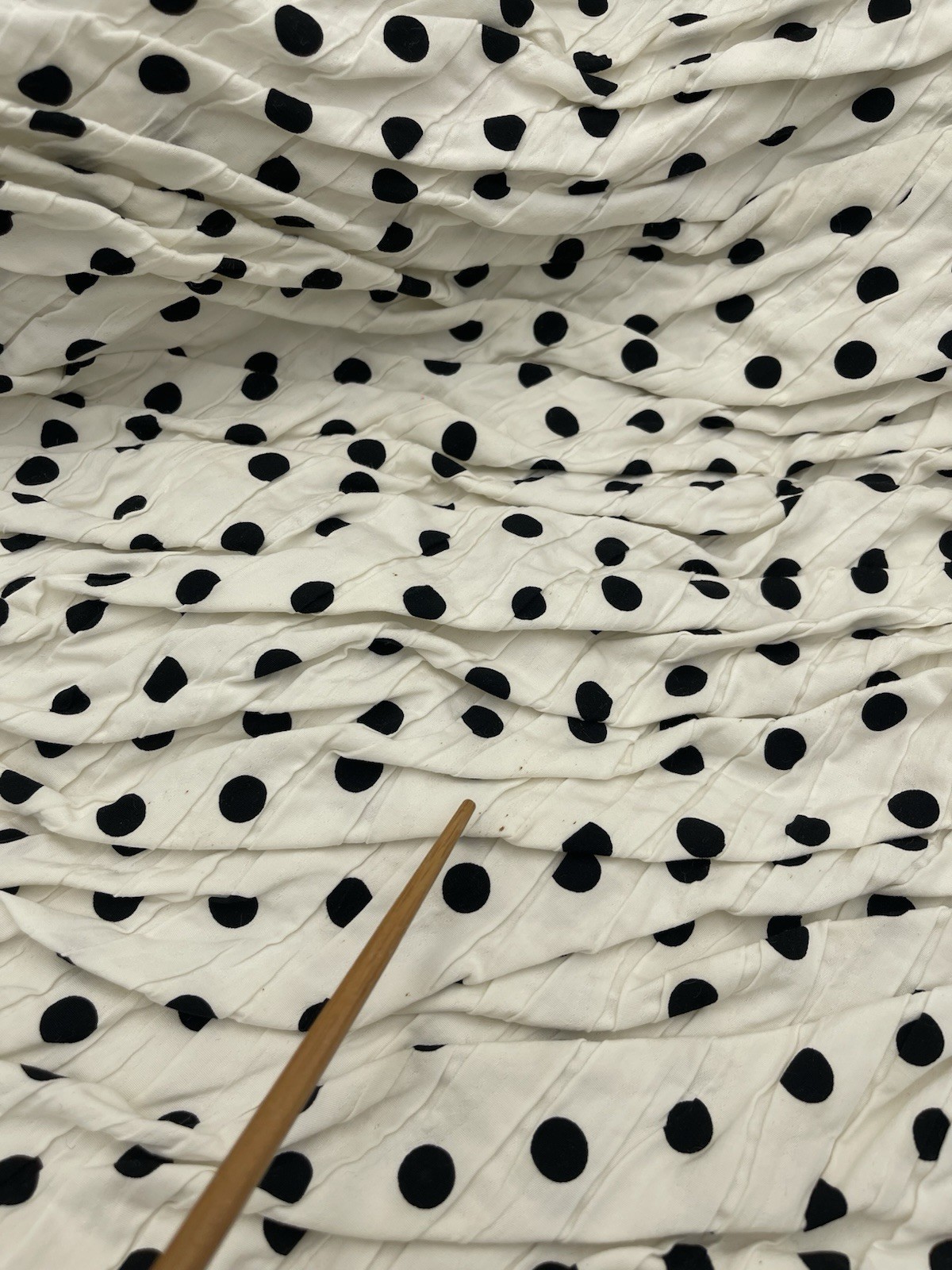 Vintage Emanuel Ungaro Polka Dot Strapless Dress & Jacket Womens Size 12 Ruched