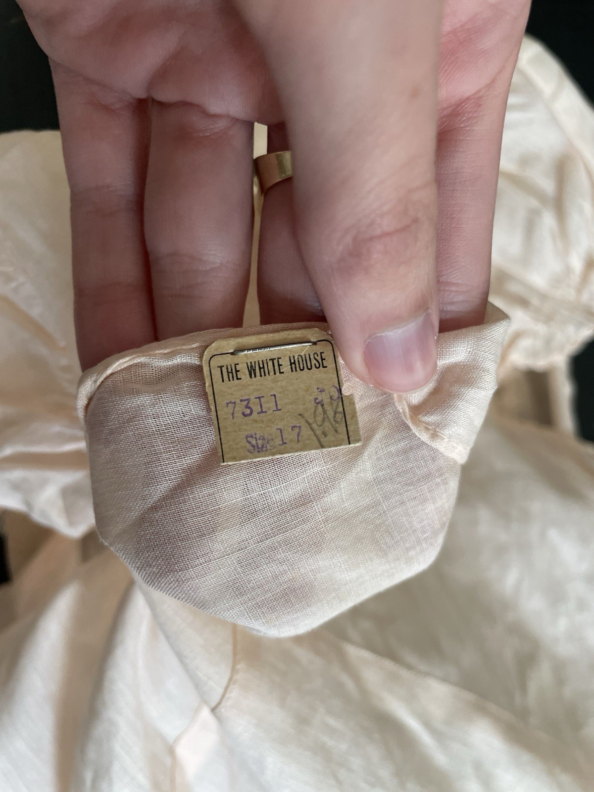 The White House Vintage 1900s Slip Dress In Pink Women&rsquo;s DEADSTOCK
