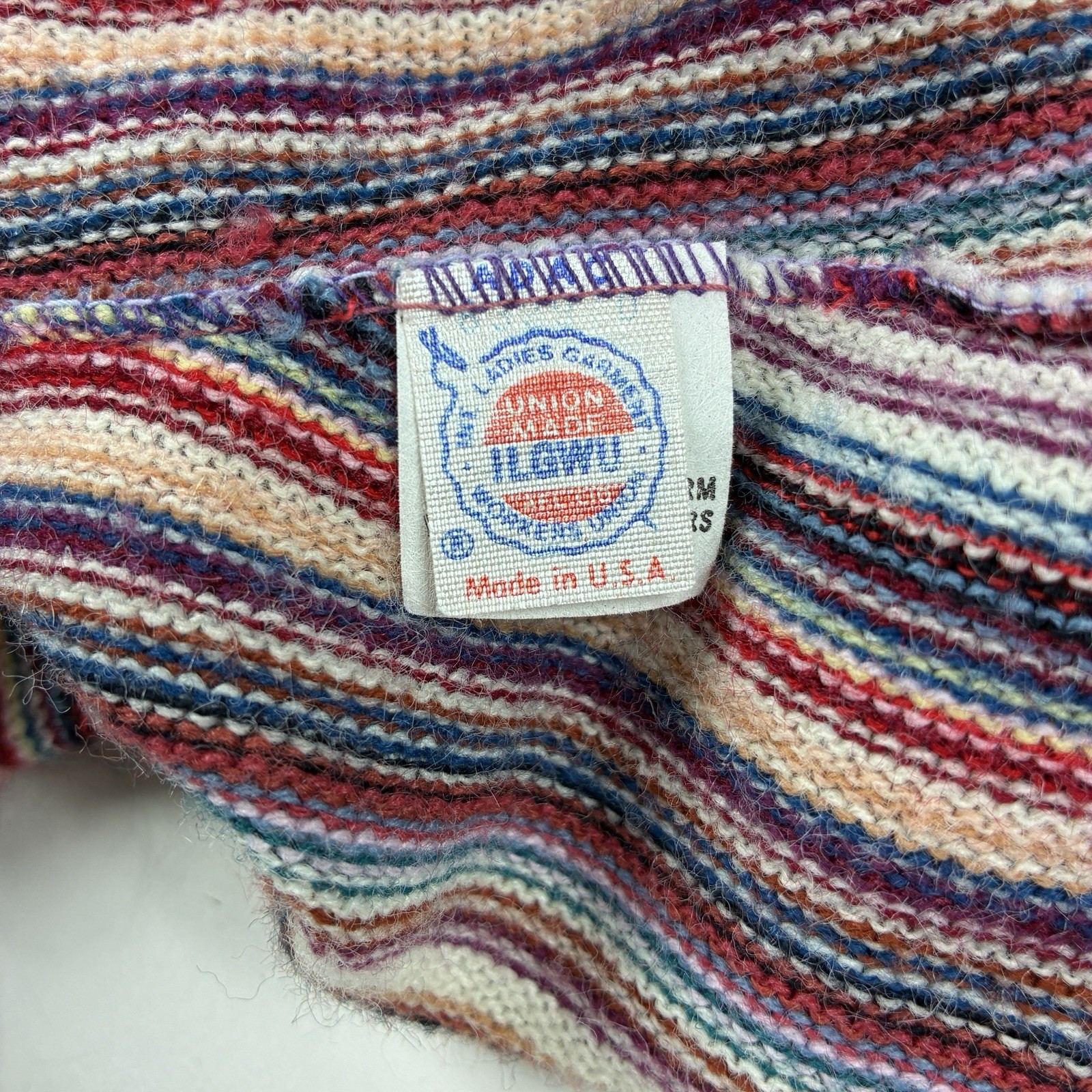 Great Times Women&rsquo;s VTG 70s Striped Turtleneck Babydoll Swing Flare Sweater