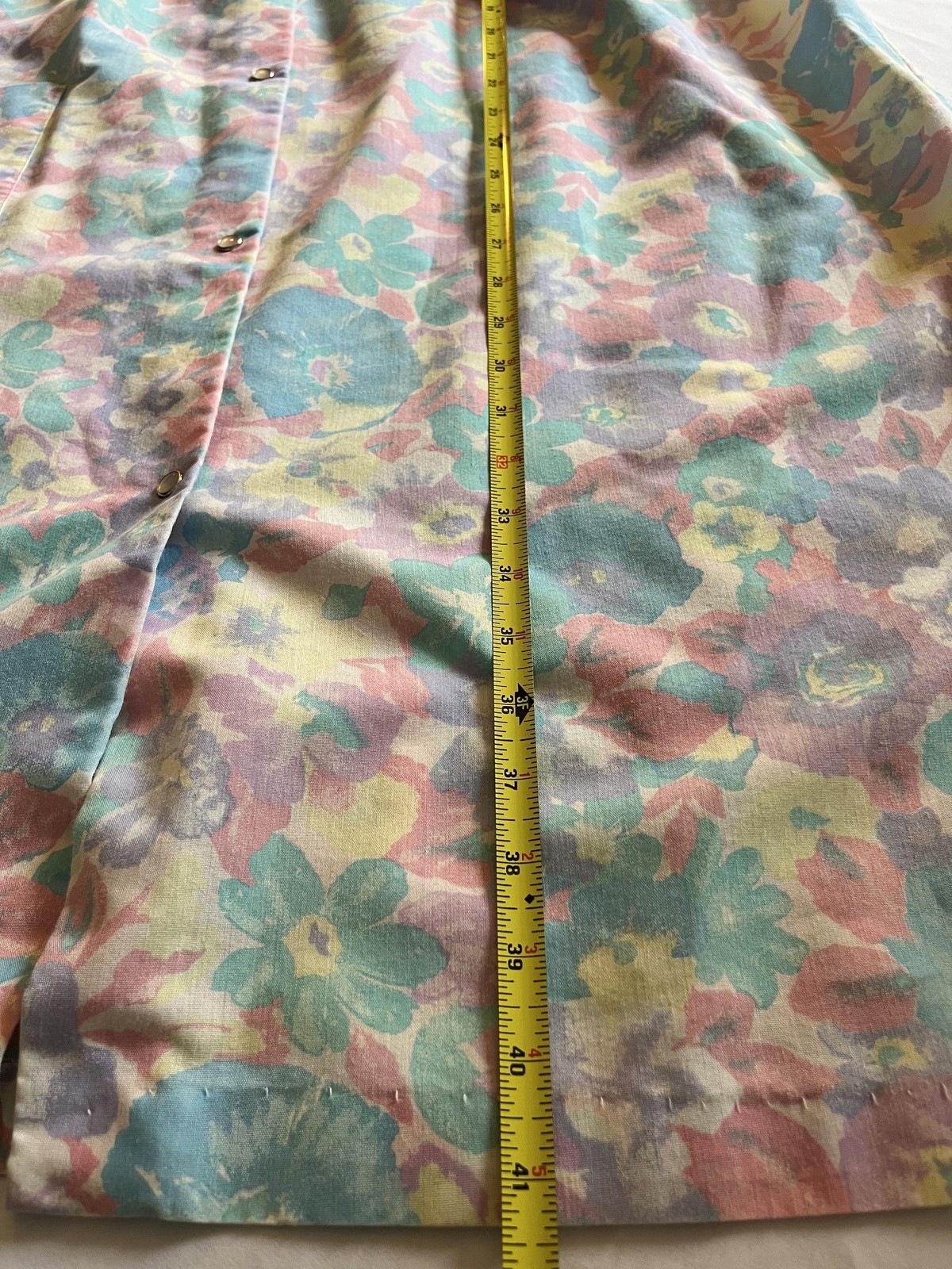 Vintage Whispers House Dress Robe Gown Medium Cottagecore Grannycore Floral