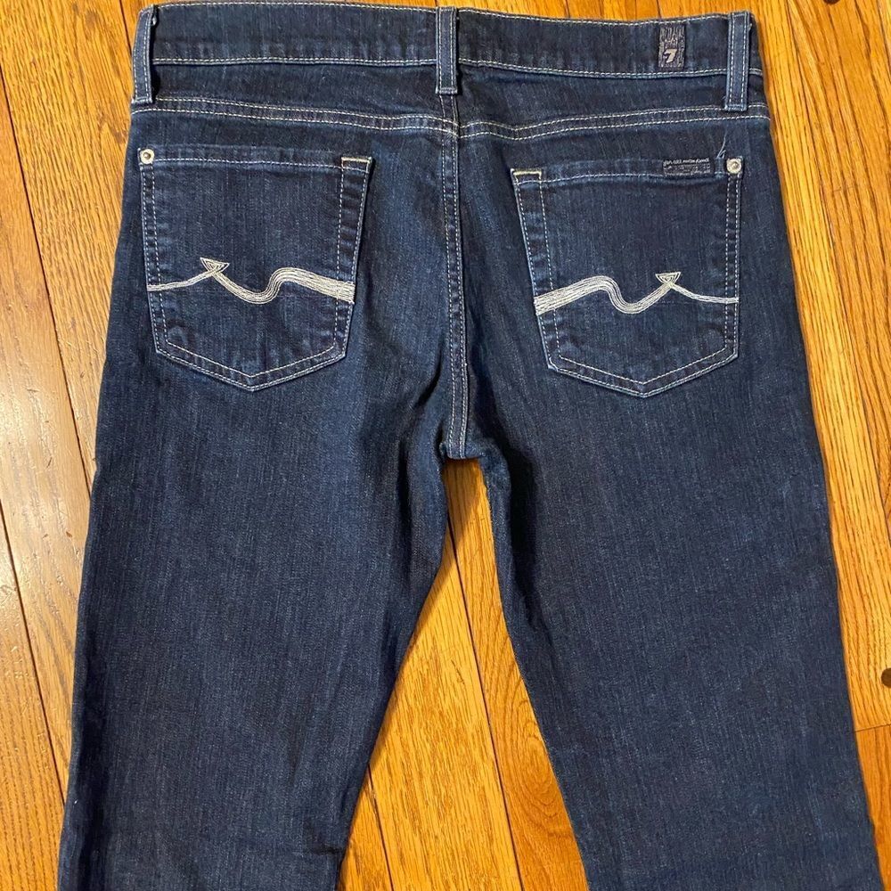 7 for all Mankind size 8 dark wash bootcut flare jeans