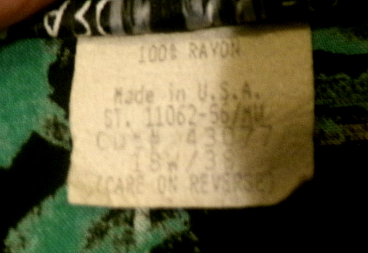 VINTAGE SHARON ANTHONY WOMAN RAYON DRESS/ORIENTAL – See Description for Size