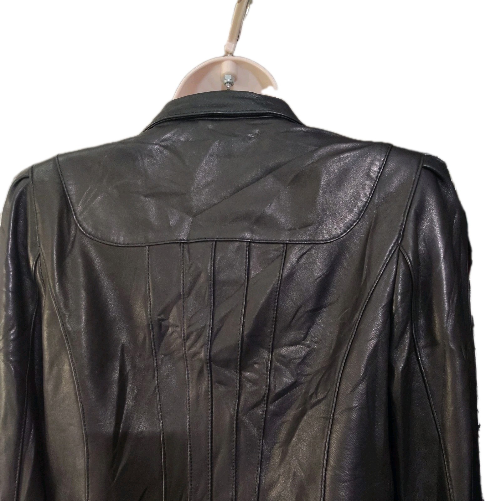 Gallery Lamb Skin Leather Jacket Size Petite Medium