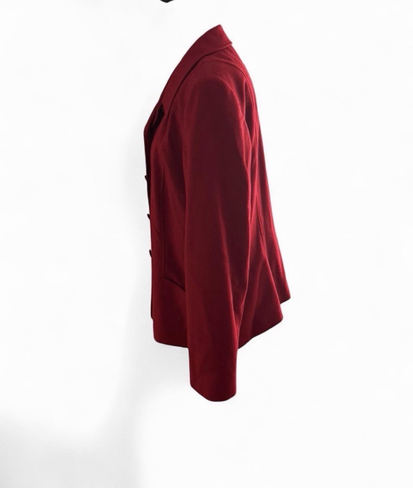 Pendleton 100% Virgin Wool Red Suit Jacket Blazer Size 16 Regular Classic Style