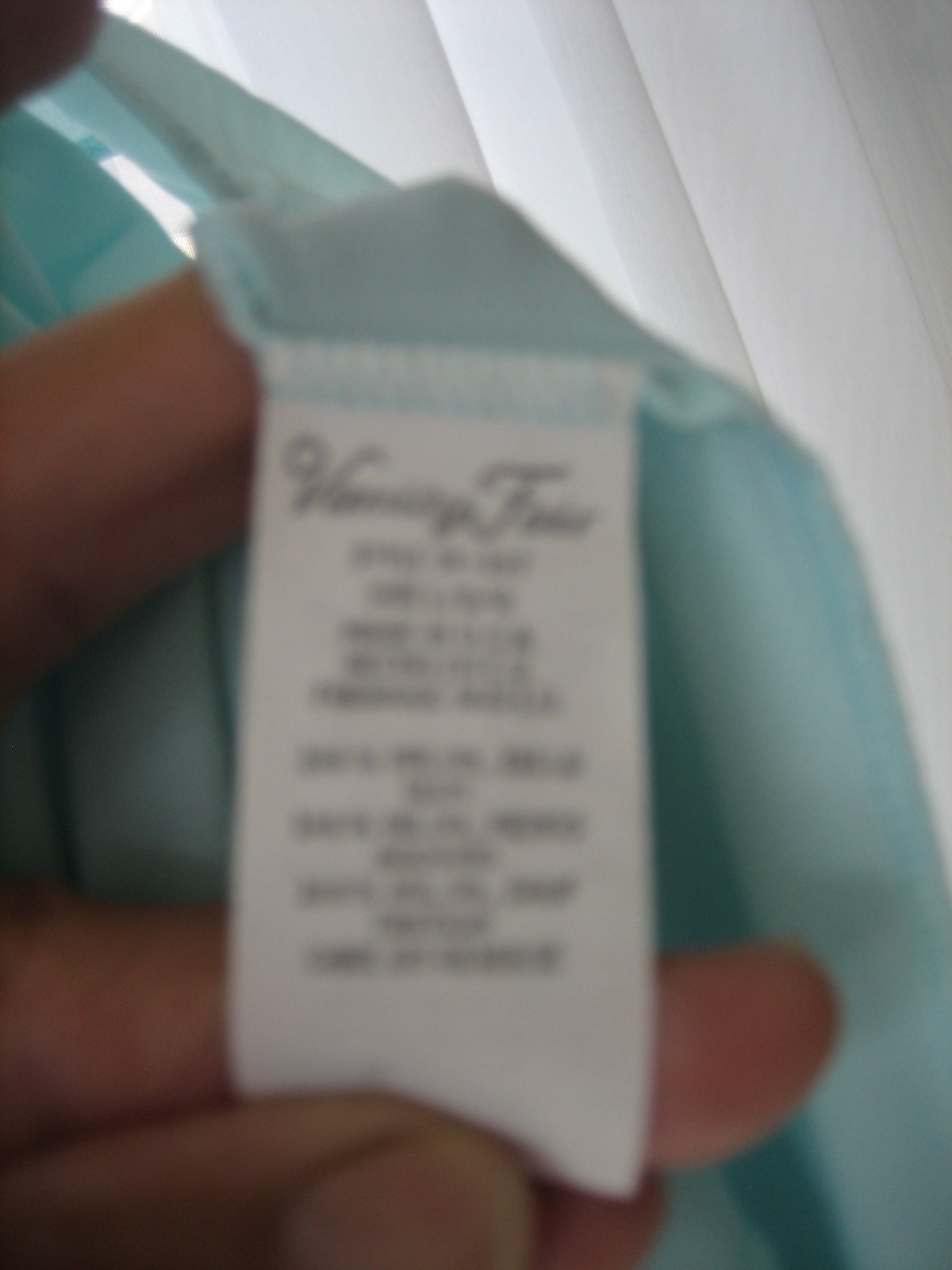 Vtg Vanity Fair Aqua Nylon Nightgown Slip Dress Sleeveless Size L Made in USA