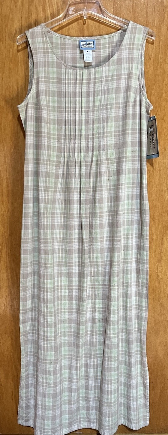 Vintage Pendleton Long Linen/Cotton Dress Medium