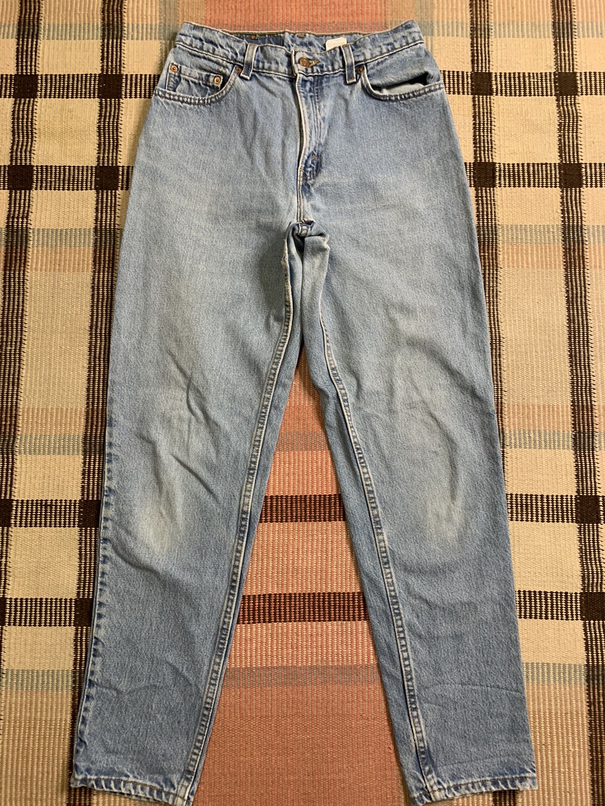 VTG USA Levi&rsquo;s 550 High Waist Relaxed Tapered Jeans 8 Reg M 29×31!!! 2760