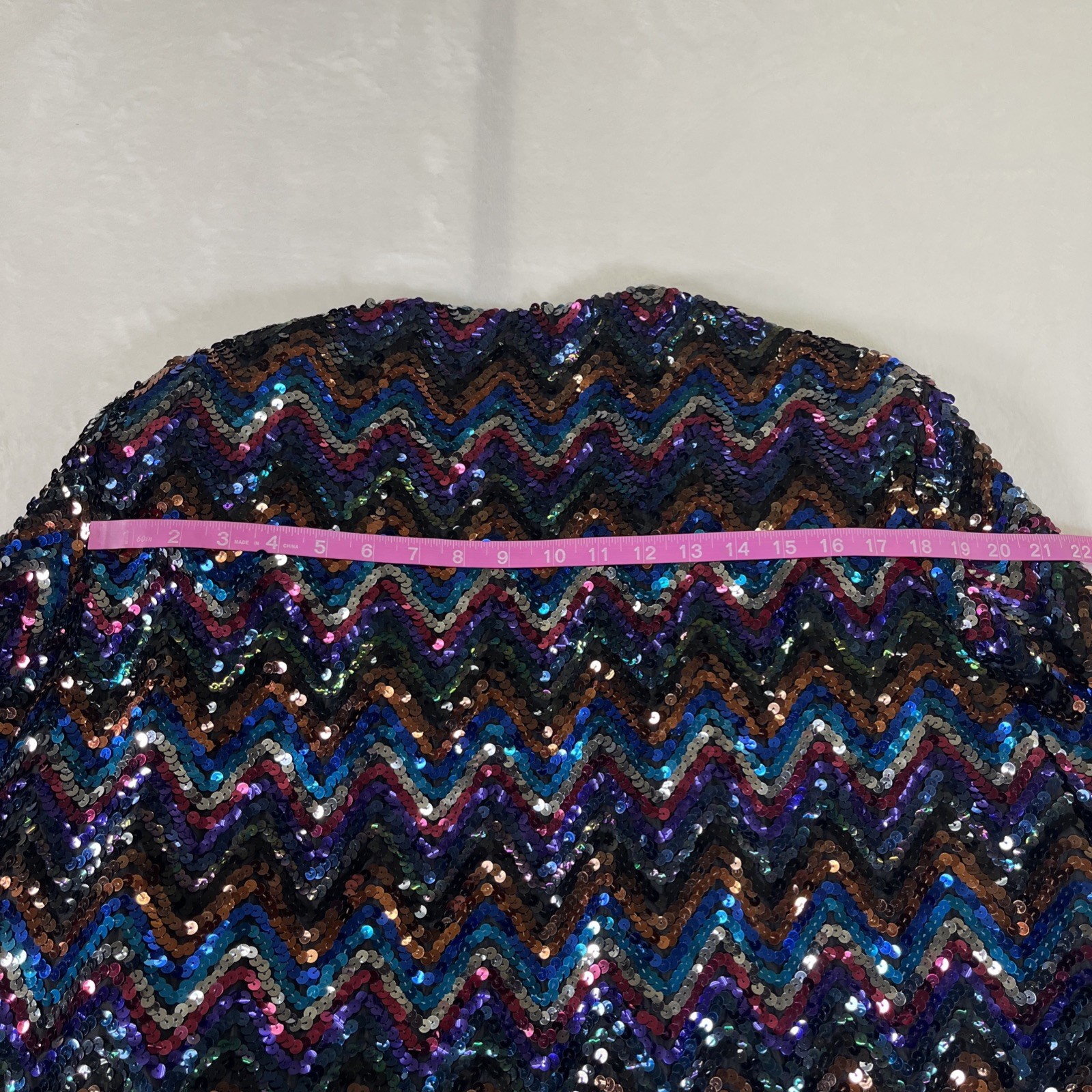 Vintage Womens Jacket Sequined Party Disco 80s Glam Dynasty No Size FS