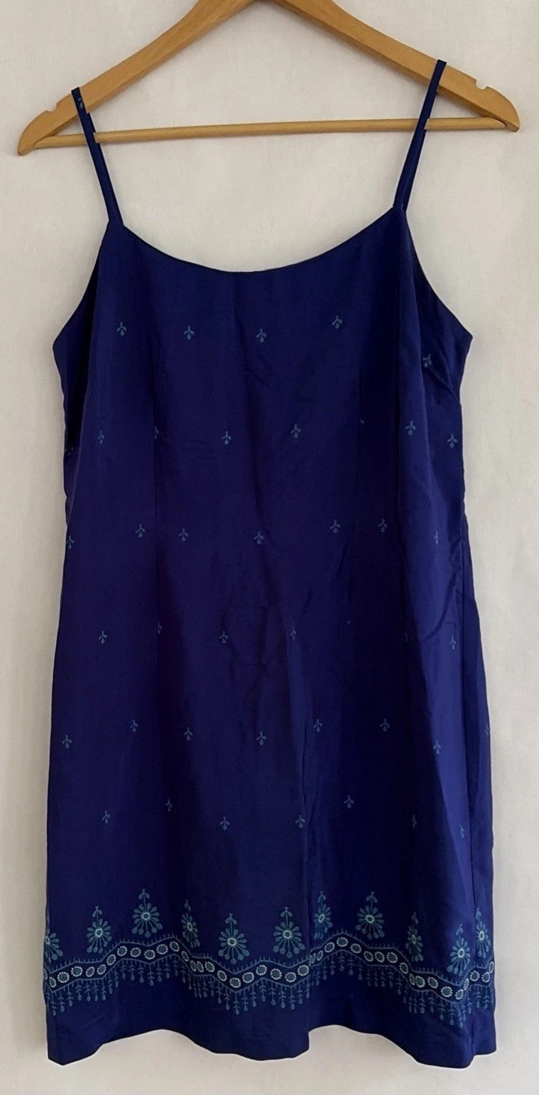 Vintage 90&rsquo;s All That Jazz Dress Sz 11/12 Cobalt Blue Short Party Club